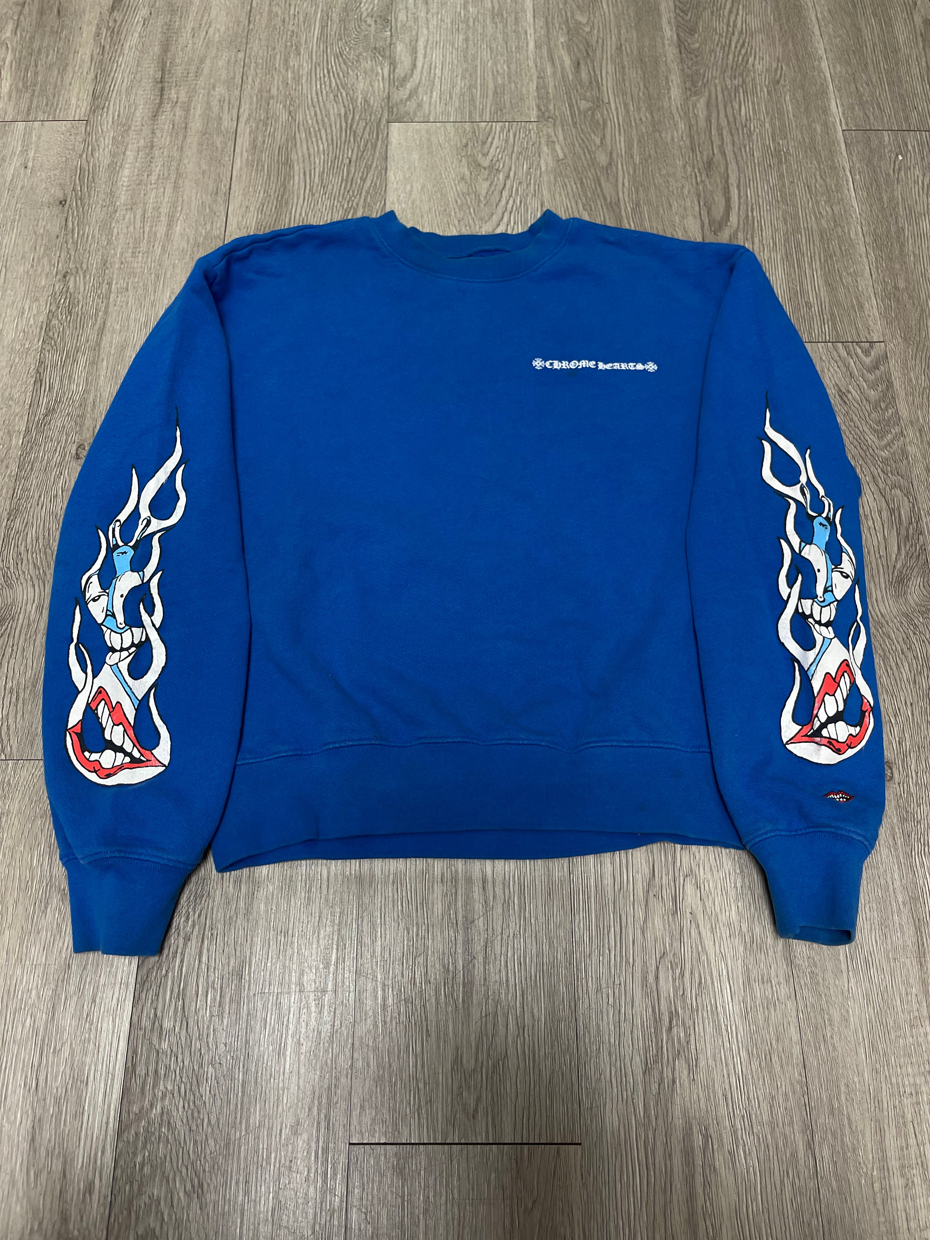 Chrome Hearts Matty Boy Blue Space Crewneck