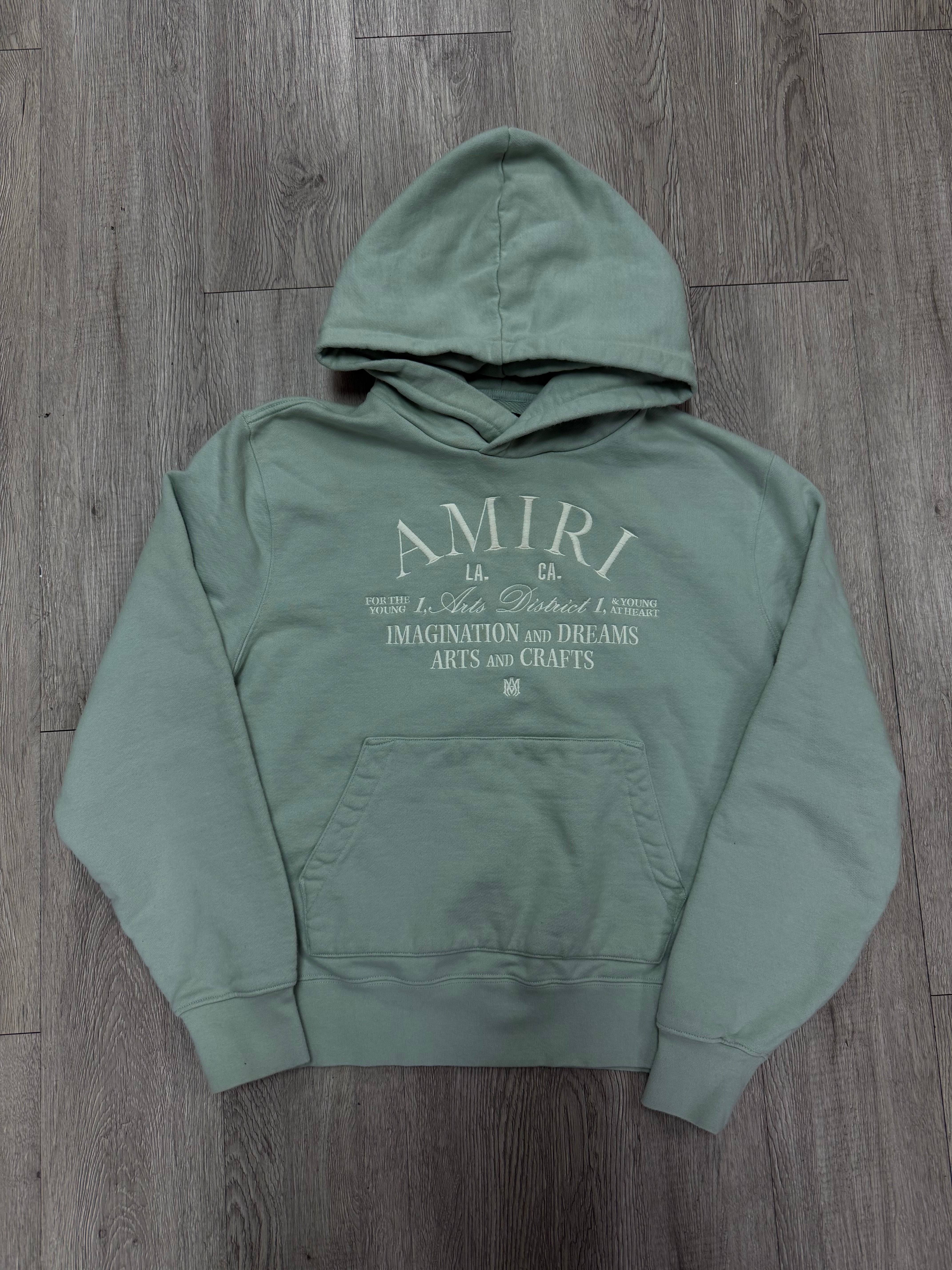 Amiri Frosty Green Art District Hoodie