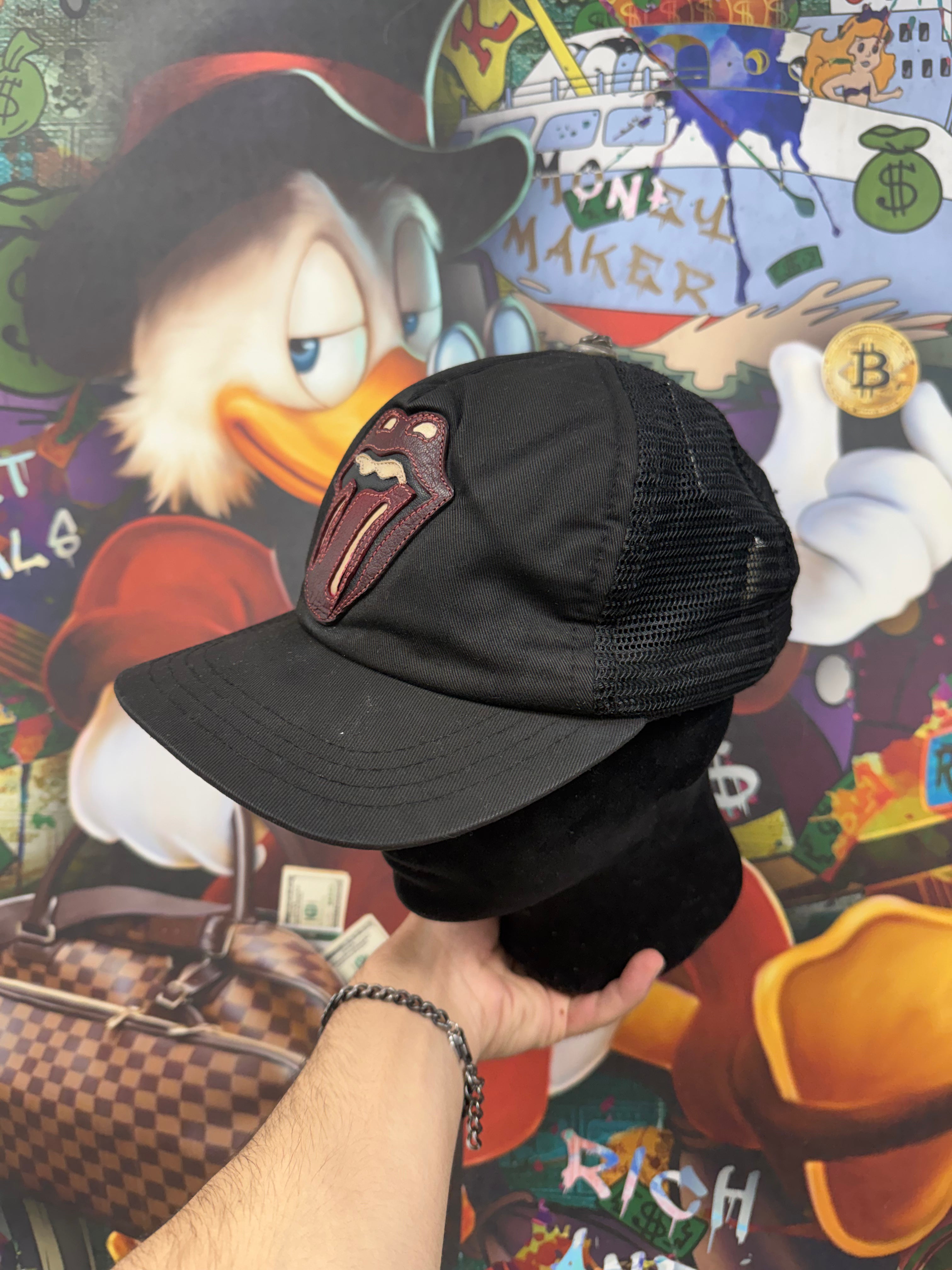 Chrome Hearts Black Rolling Stones Vintage Hat