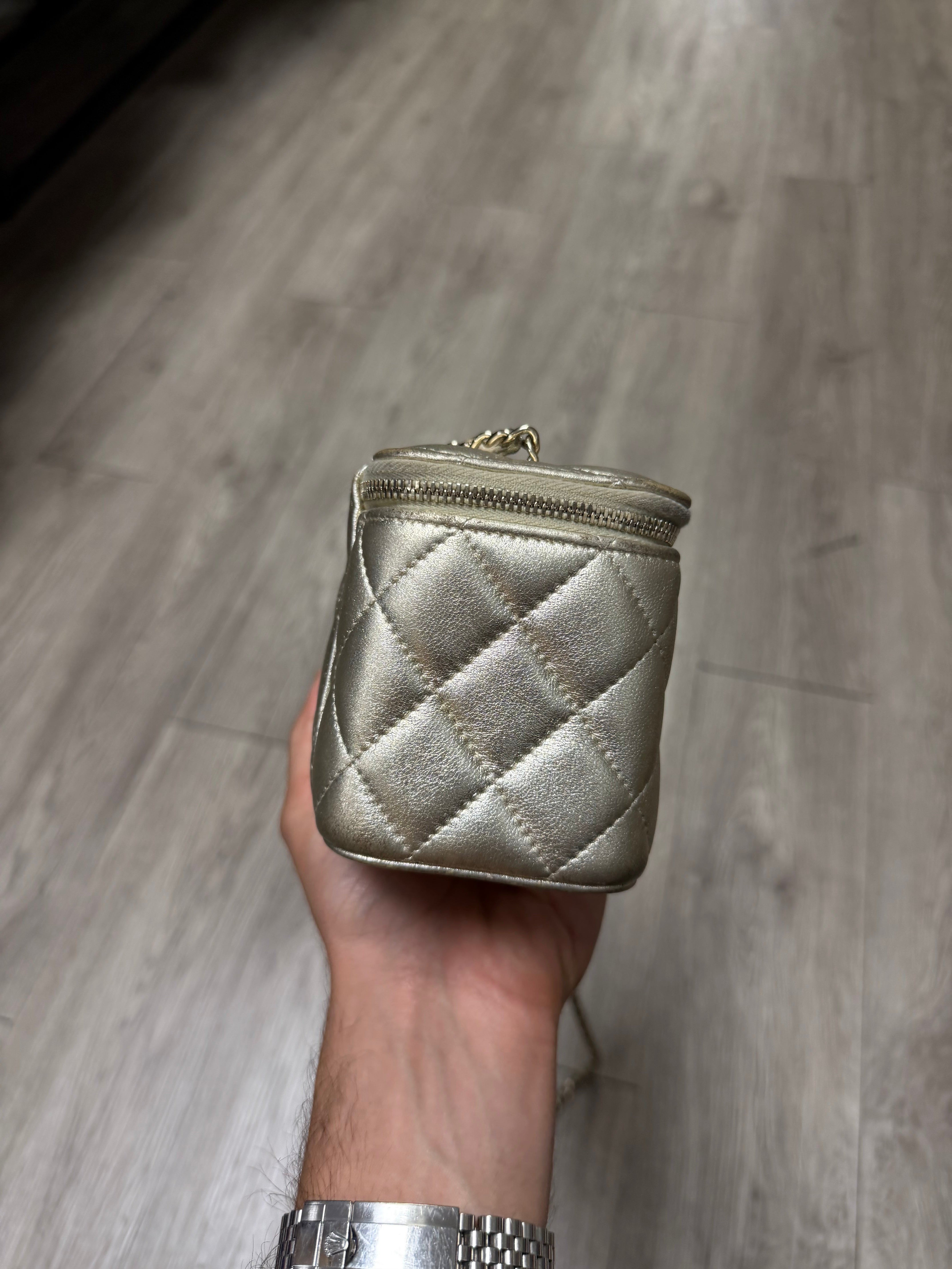 Chanel Trendy CC Gold Vanity Bag
