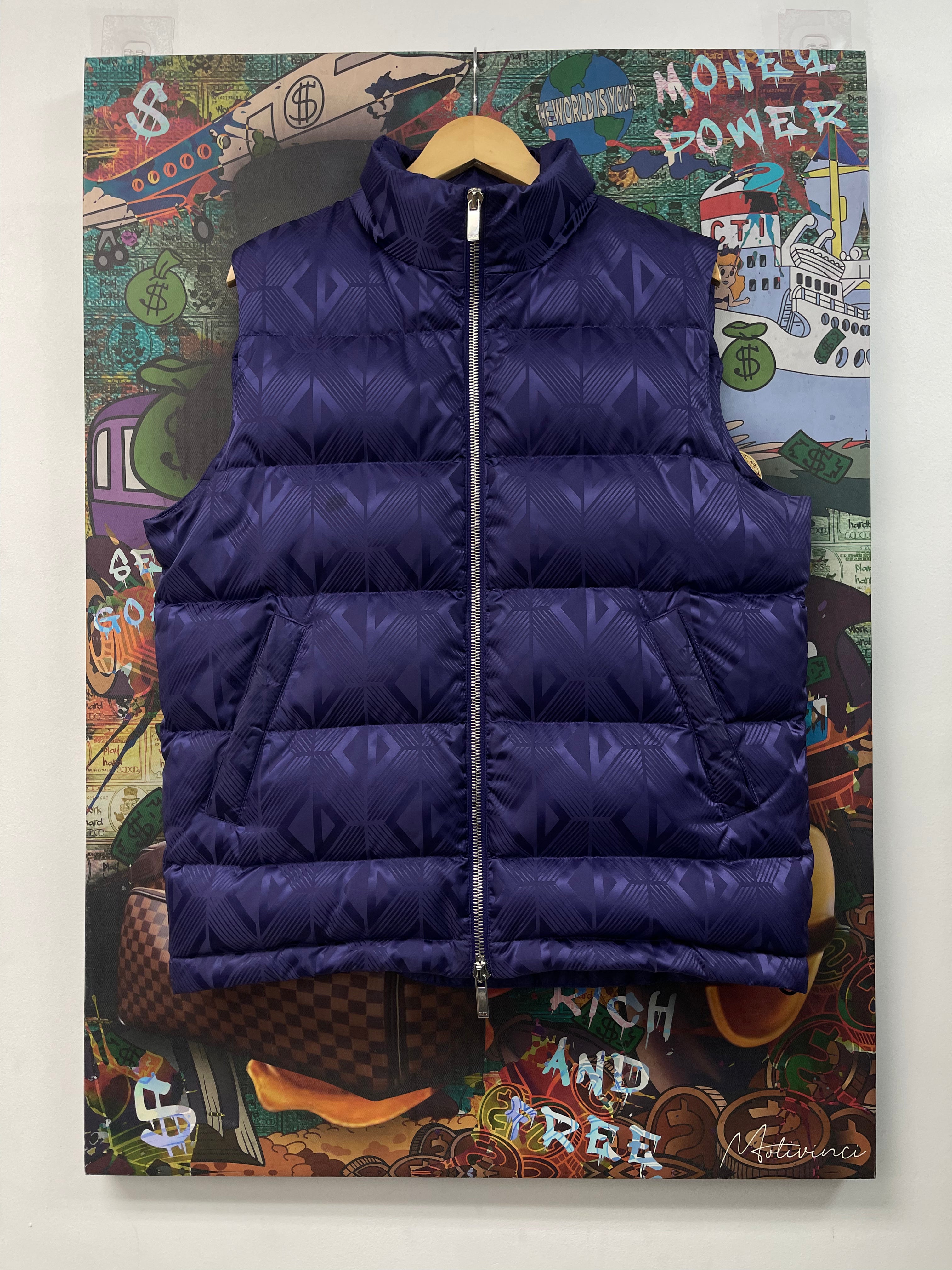 Dior Purple CD Diamond (48) Puffer Vest