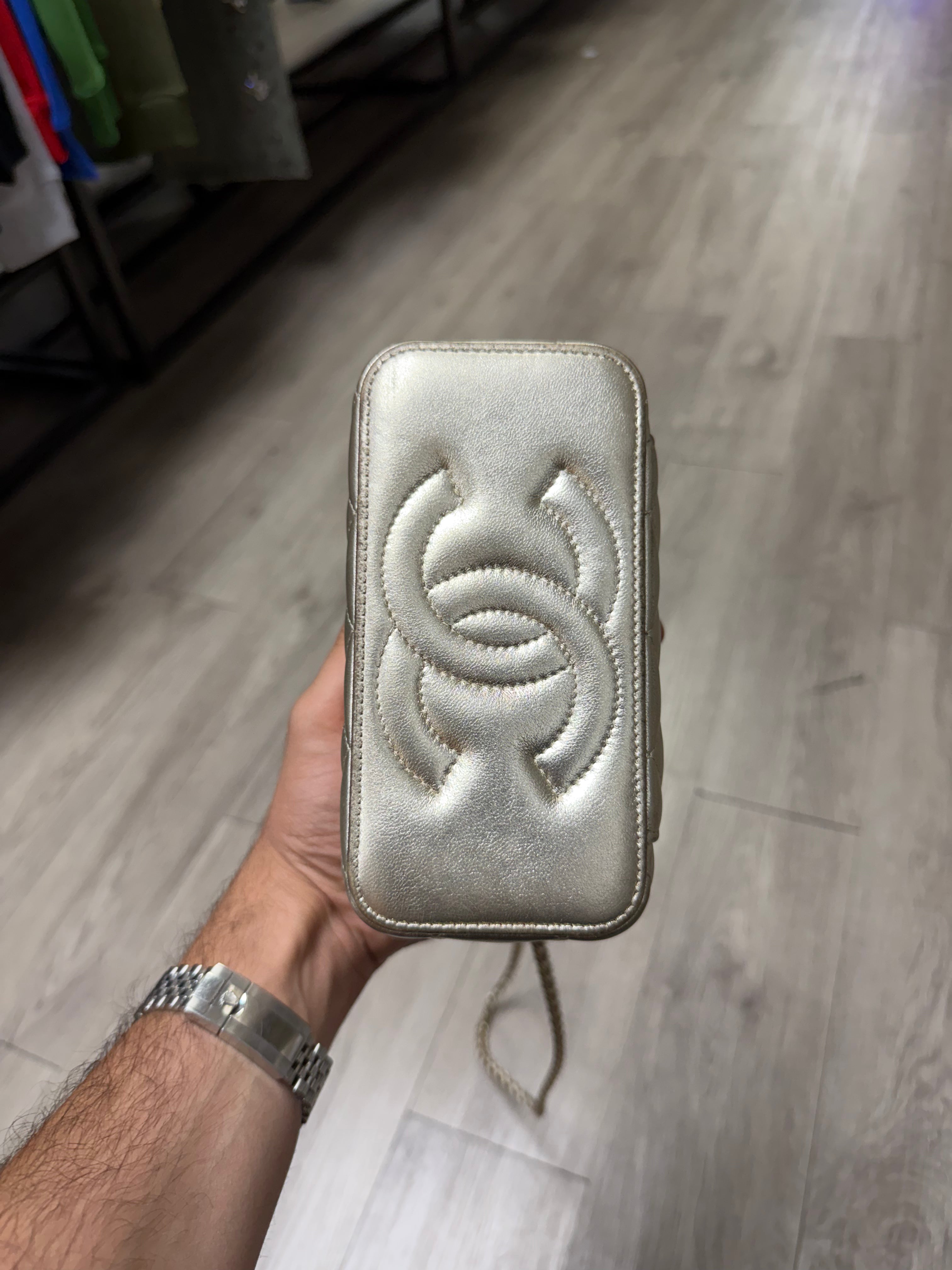 Chanel Trendy CC Gold Vanity Bag