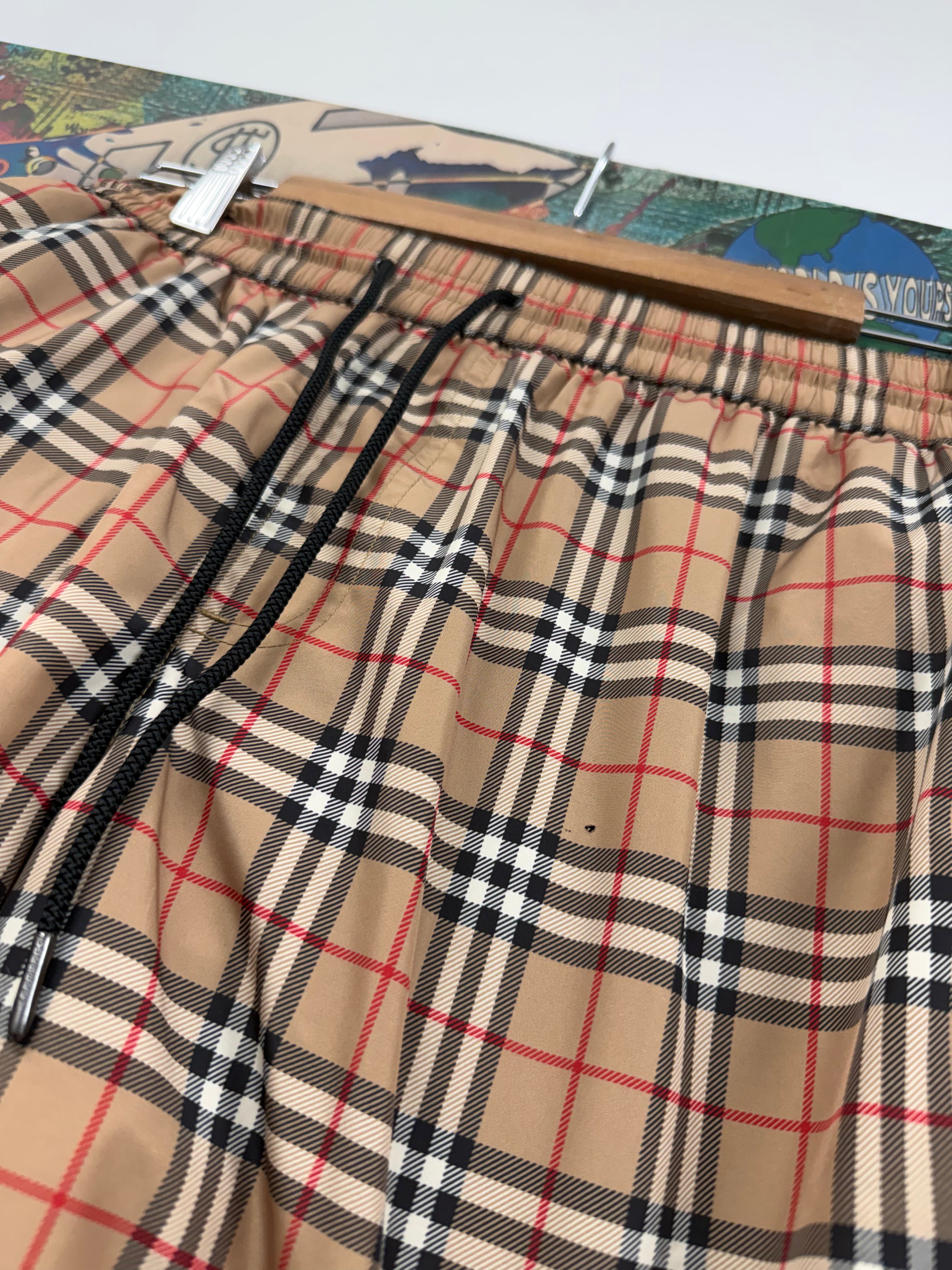 Burberry Brown Plaid (Pin Hole) Shorts