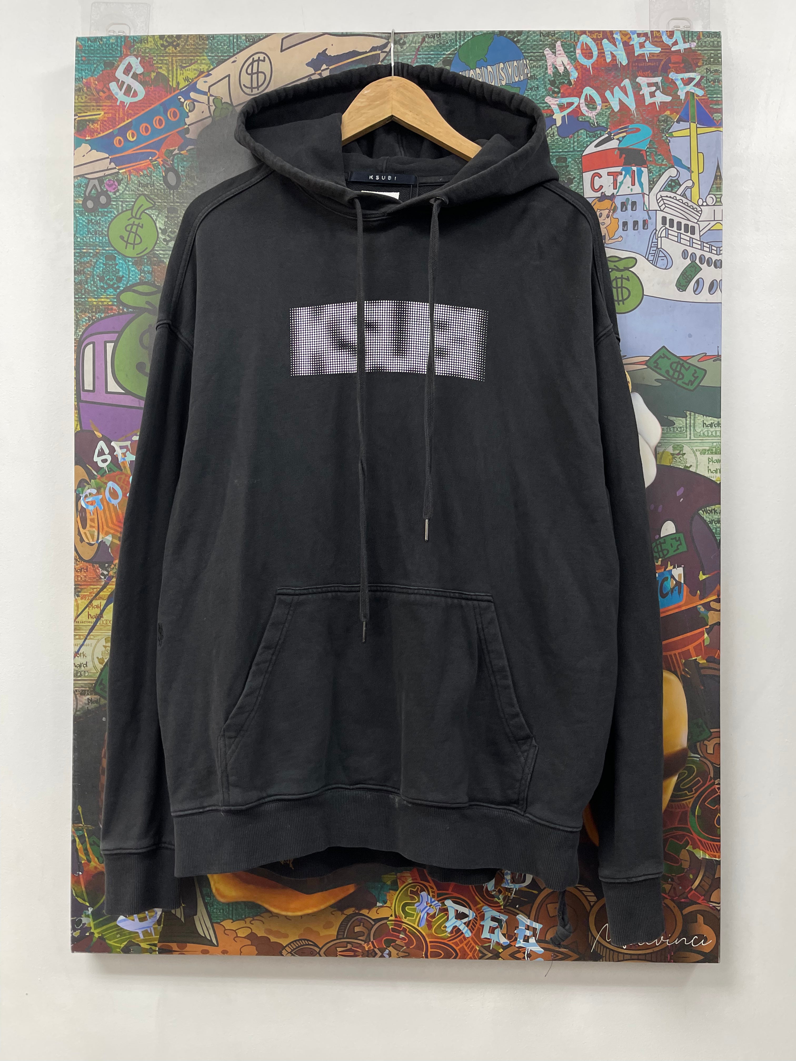 Ksubi Black White Logo Hoodie