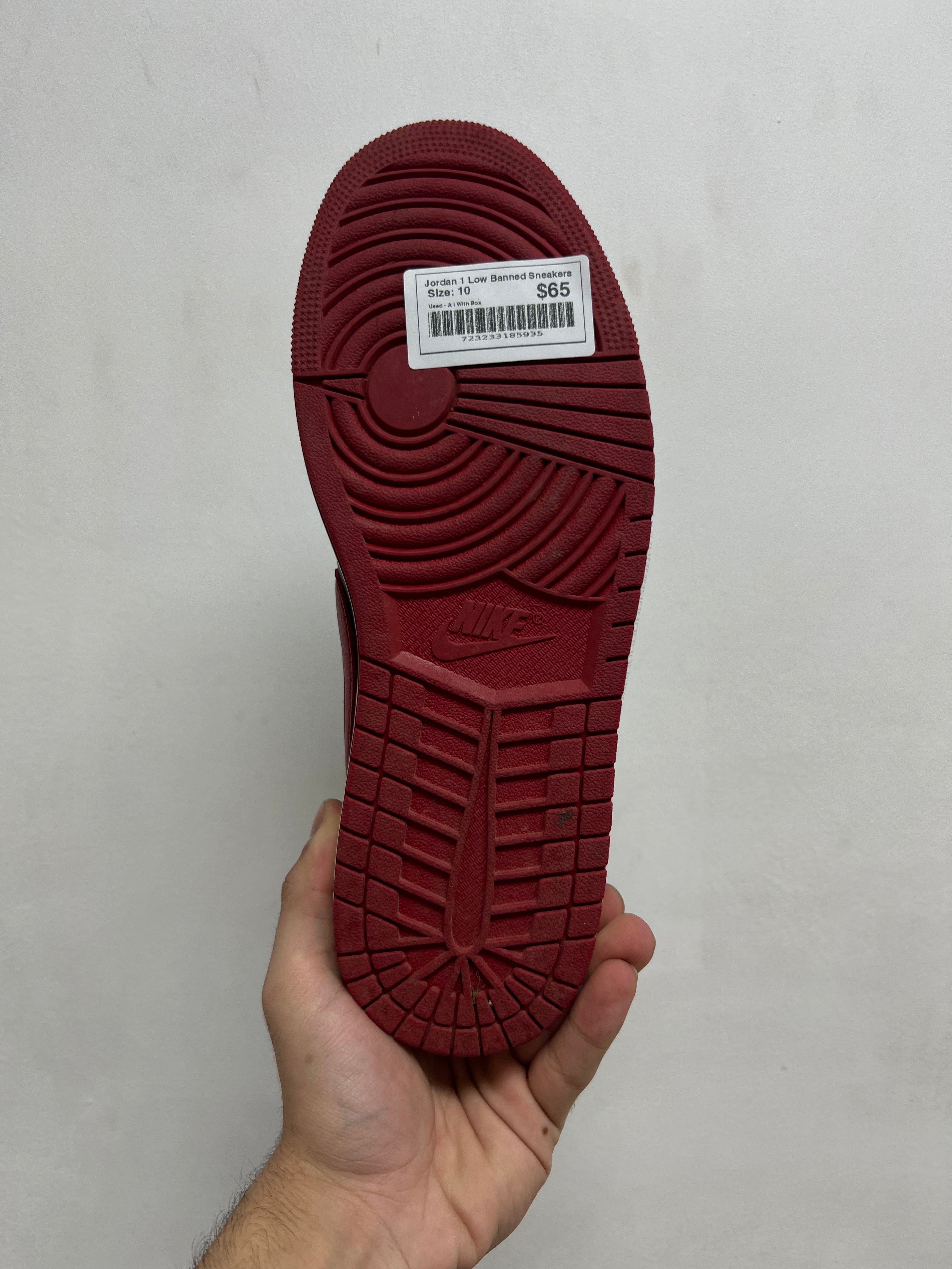 Jordan 1 Low Banned Sneakers