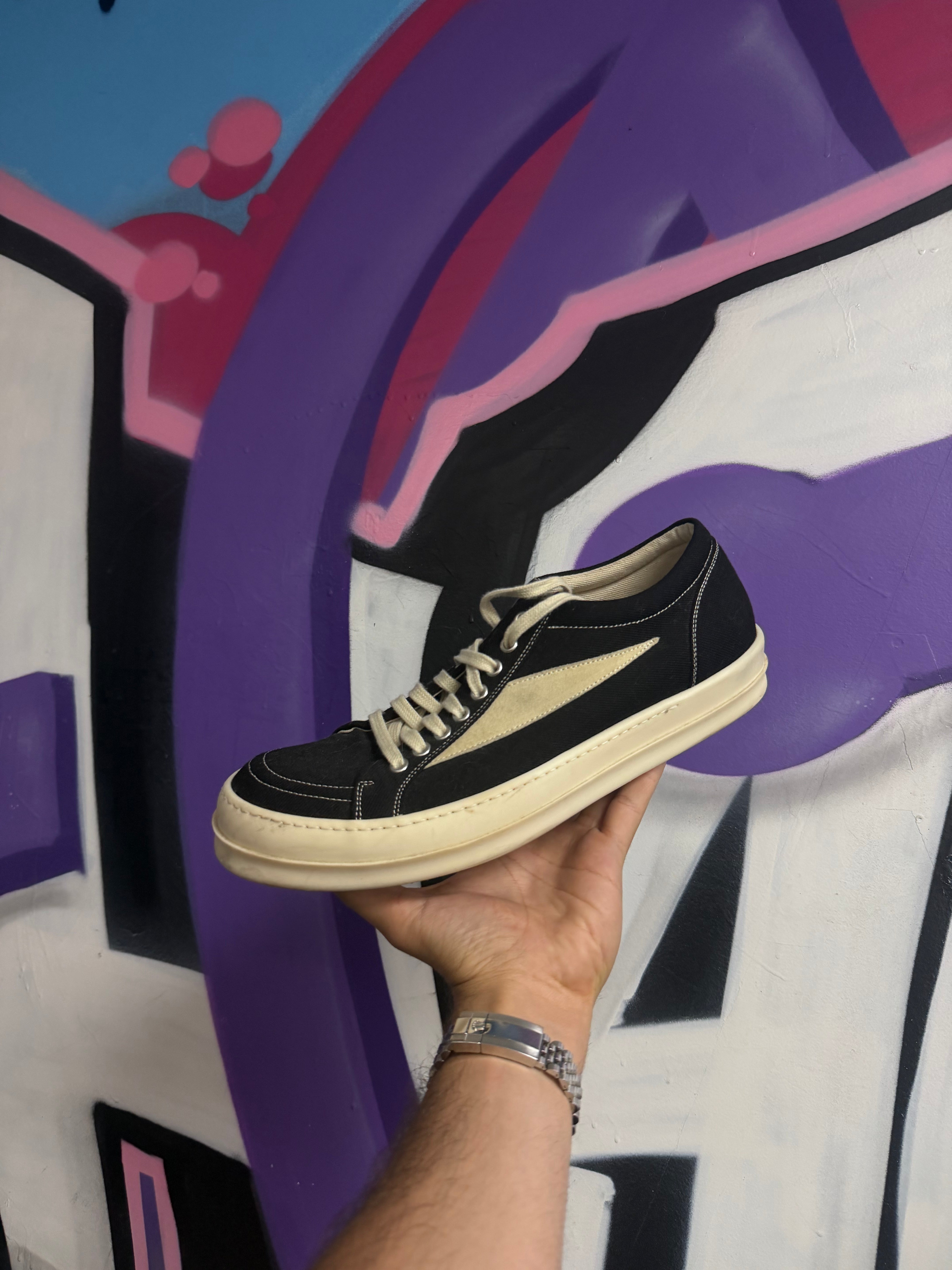 Rick Owens Black Milk Vintage DRKSHDW Sneakers