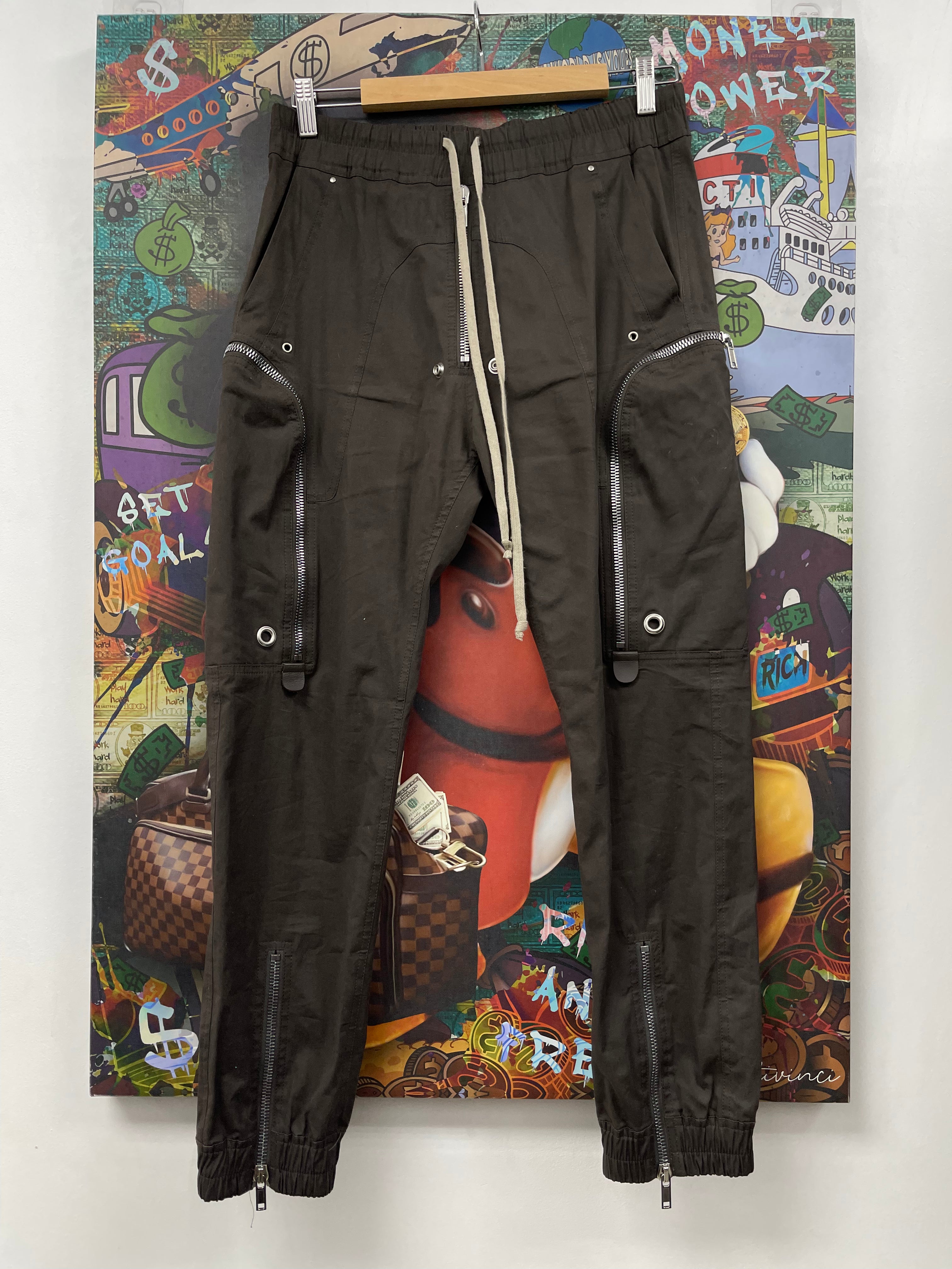 Rick Owens Dark Dust Bauhaus Cargo Pants