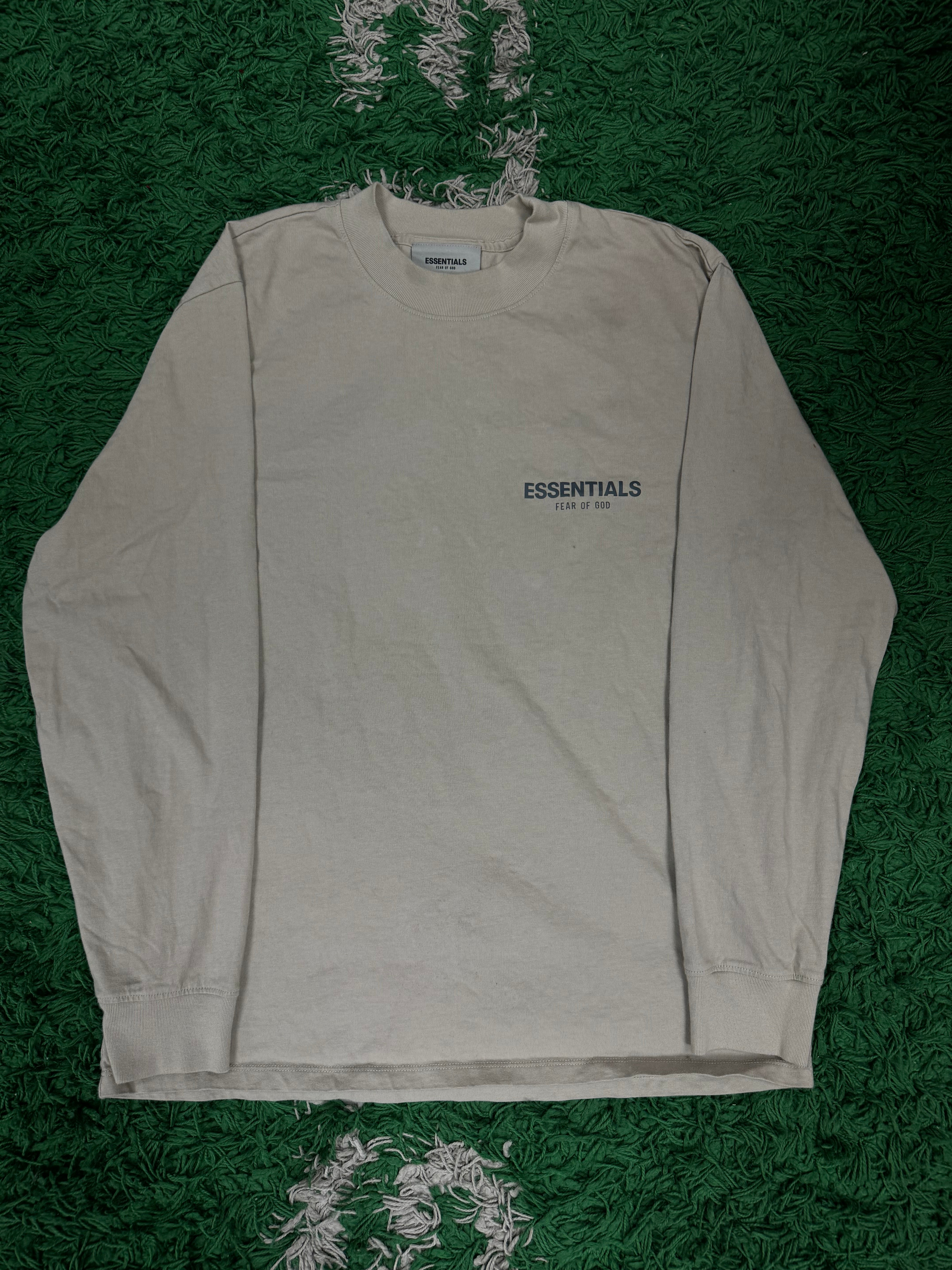Essentials LS Cream Black Used Medium