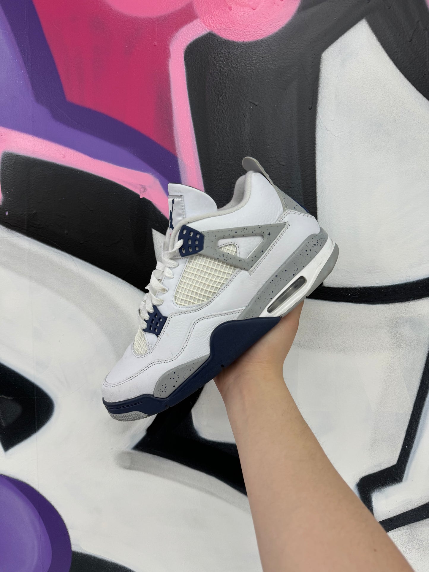 Jordan 4 Midnight Navy Used 10 With Box