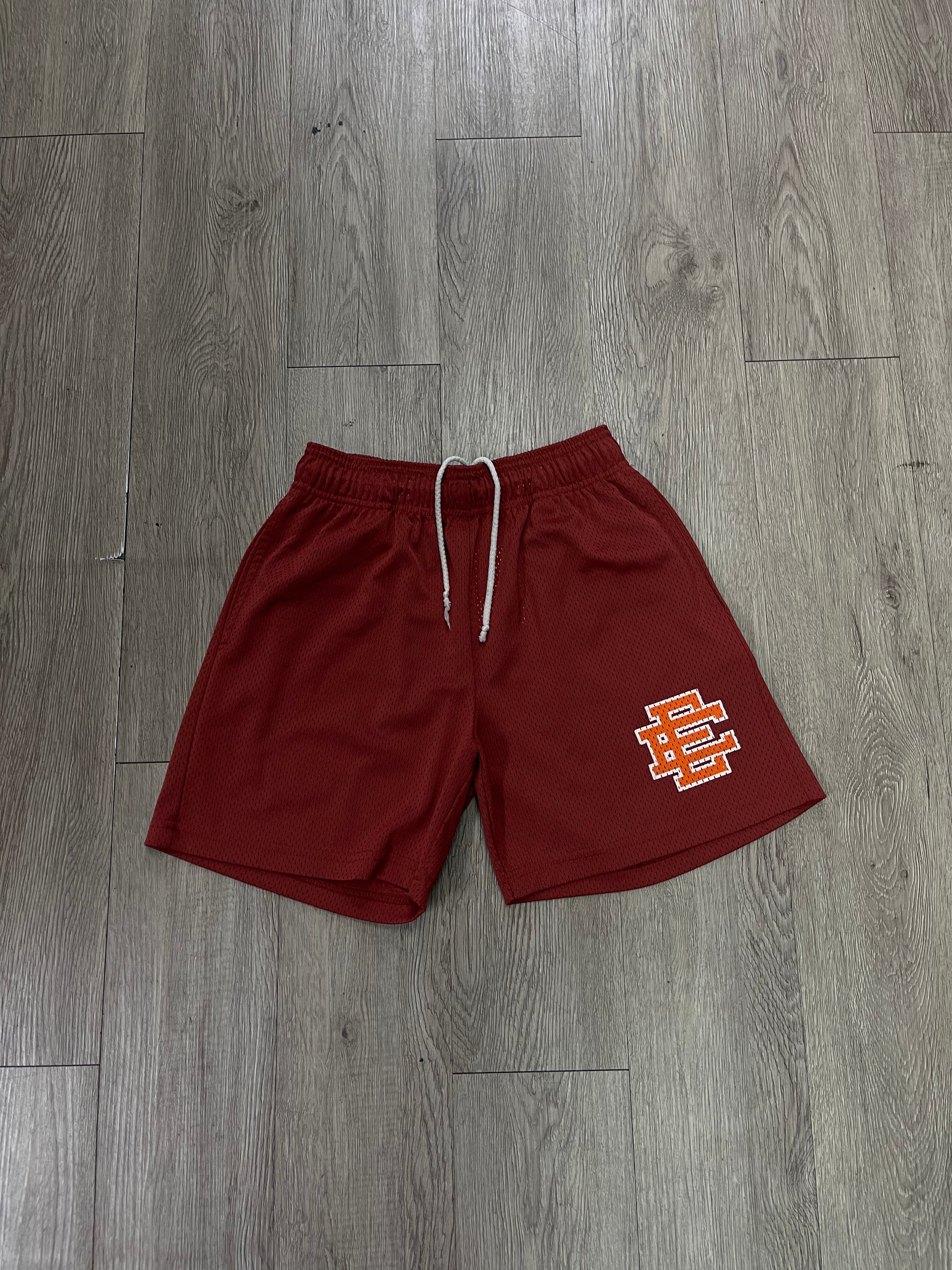 Eric Emanuel Red Orange Shorts