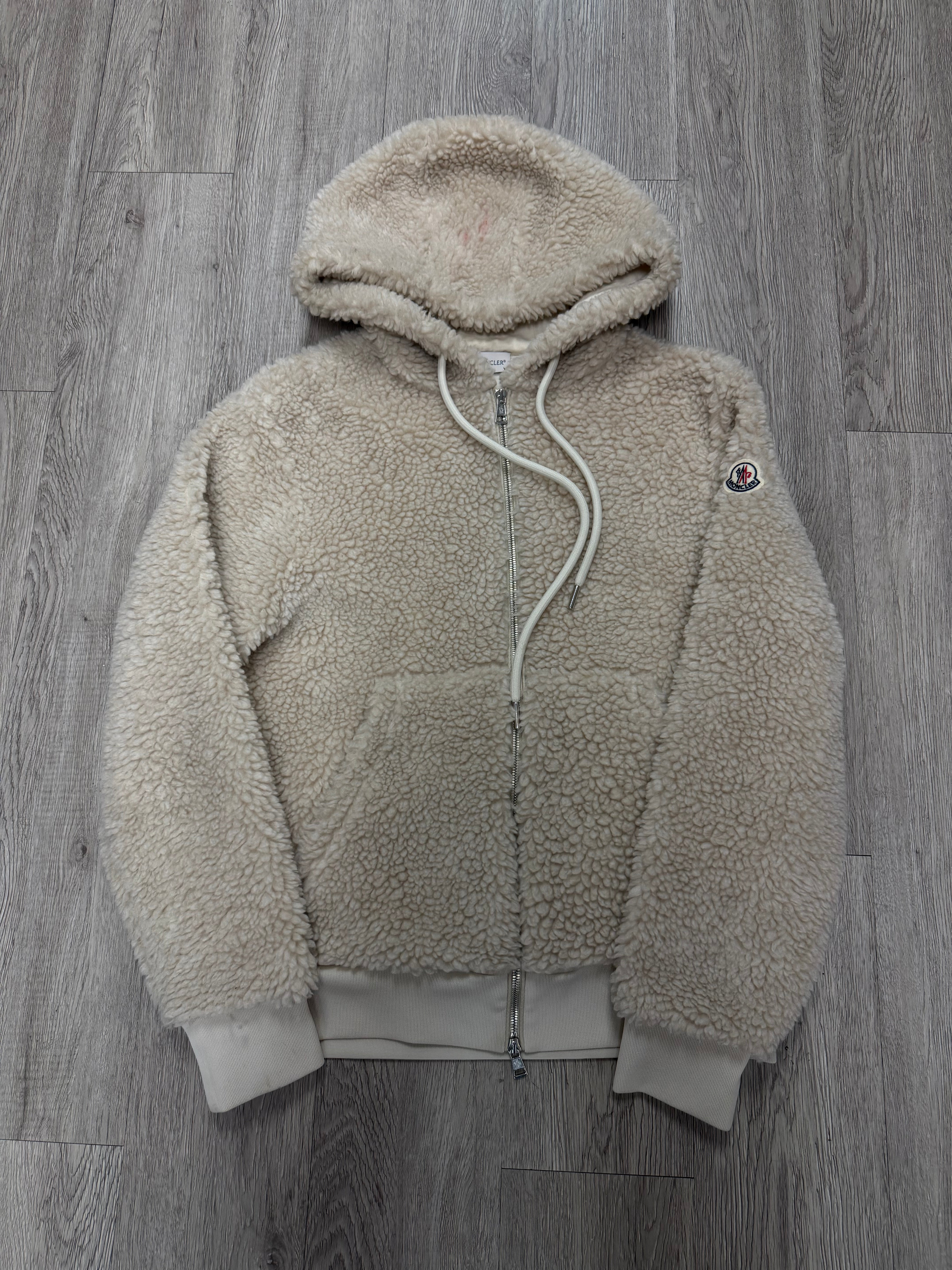 Moncler Maglia Aperta Cream Jacket