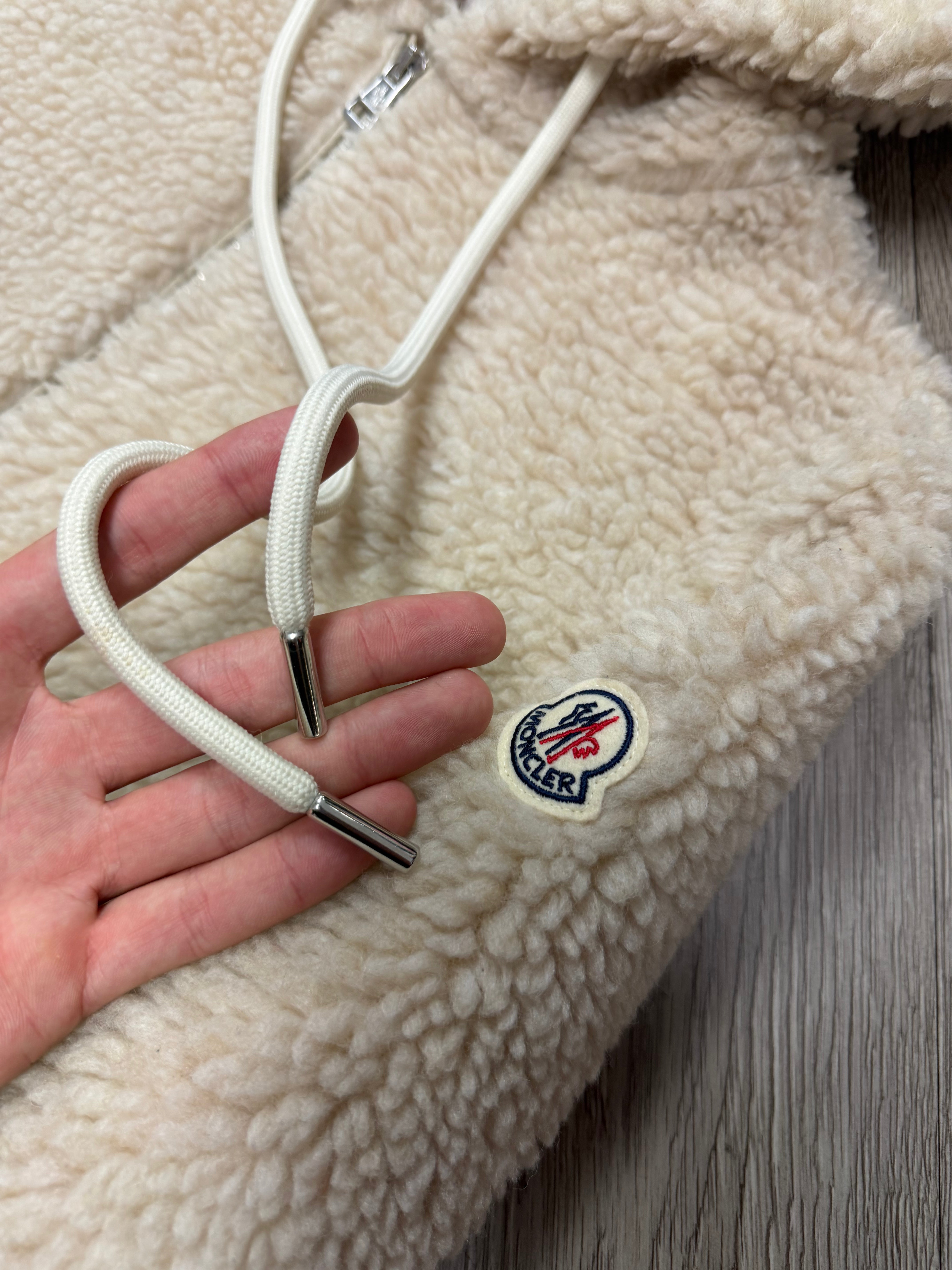 Moncler Maglia Aperta Cream Jacket