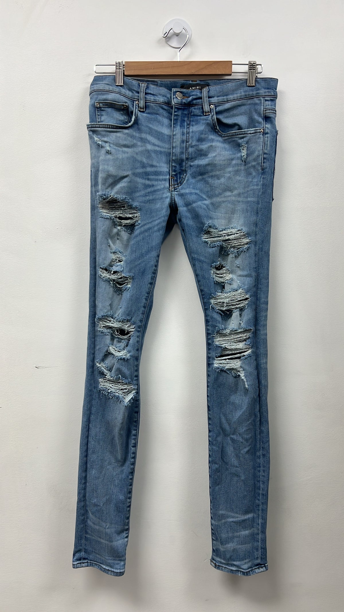 Amiri Light Wash Thrasher Jeans
