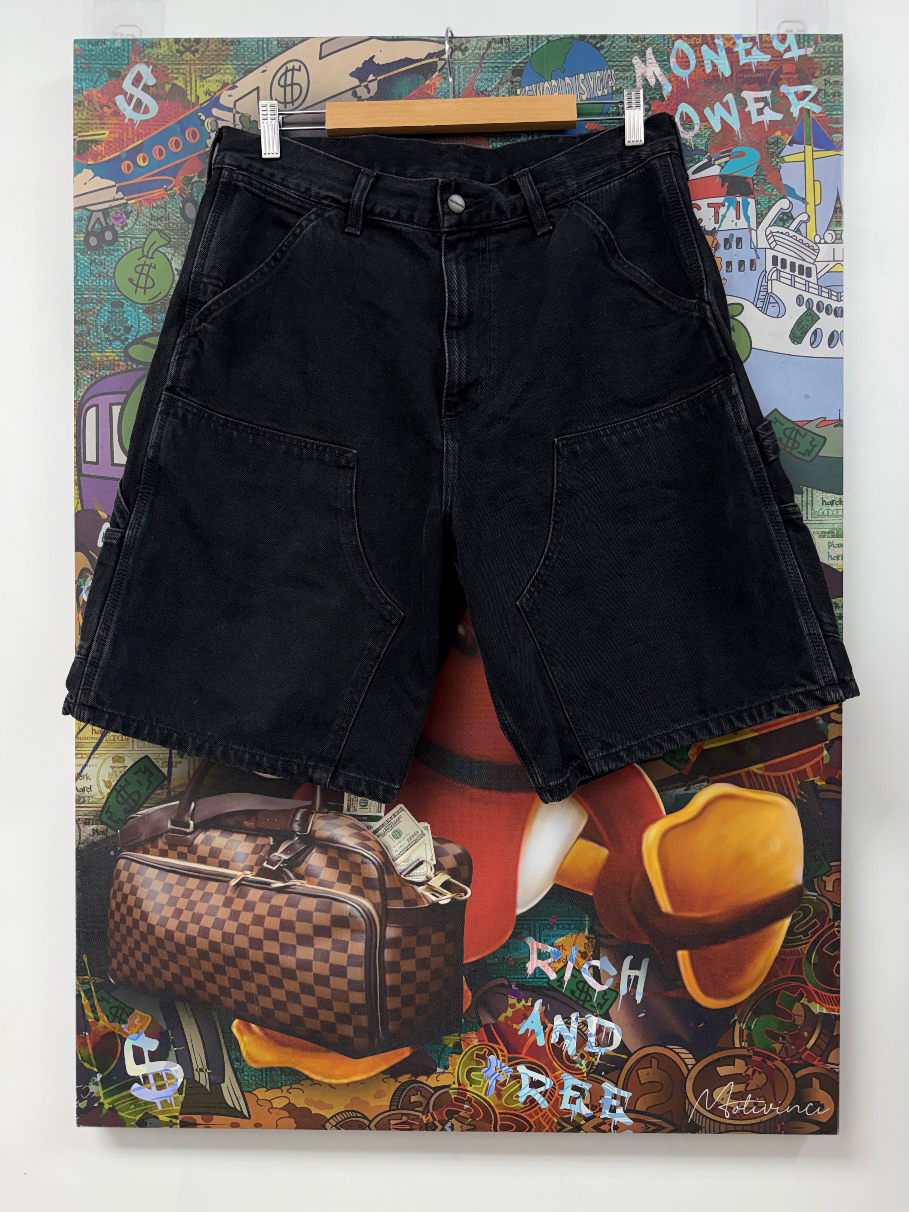 Carhartt Black Double Knee Shorts