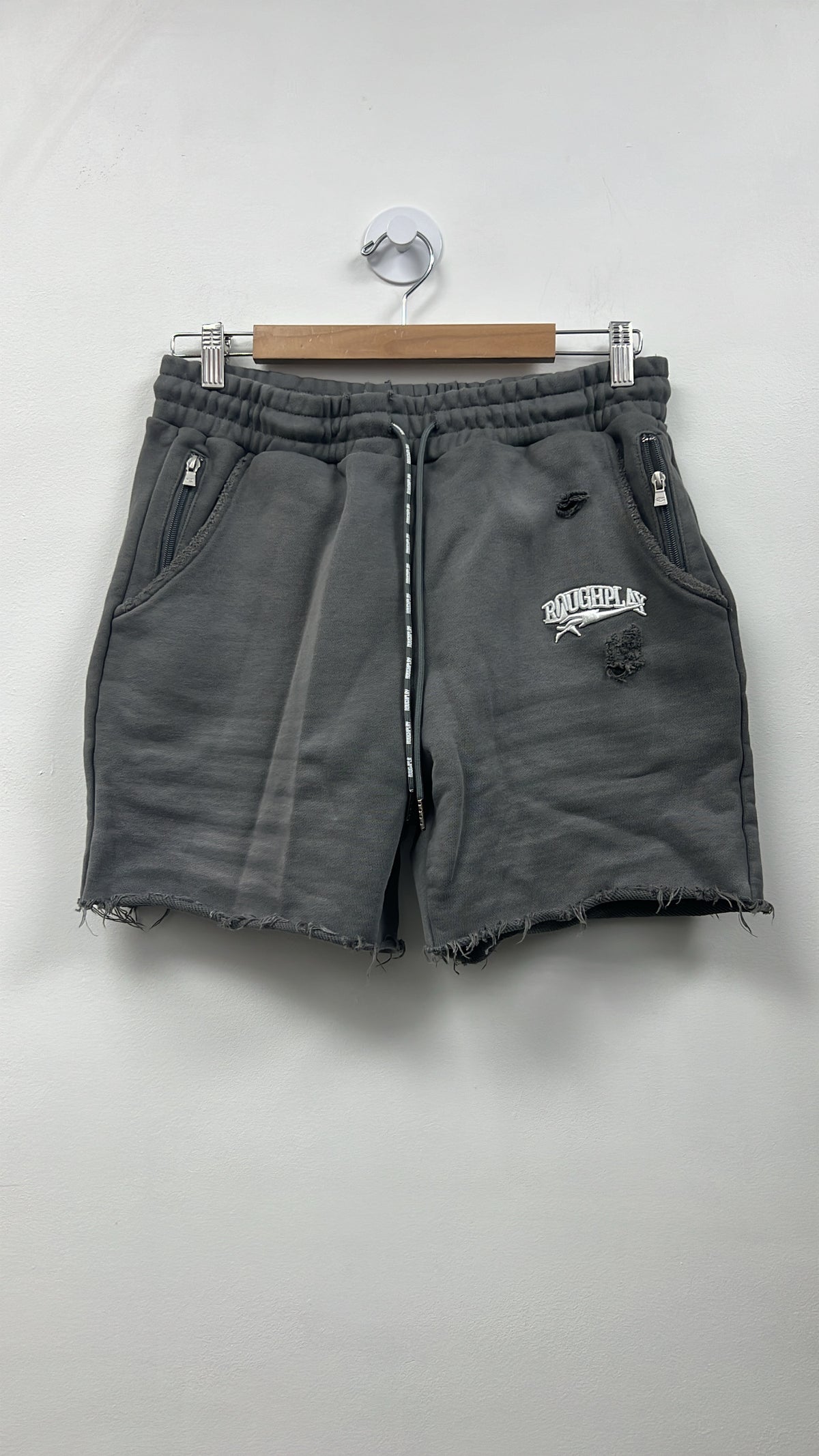 Roughplay Grey White Shorts