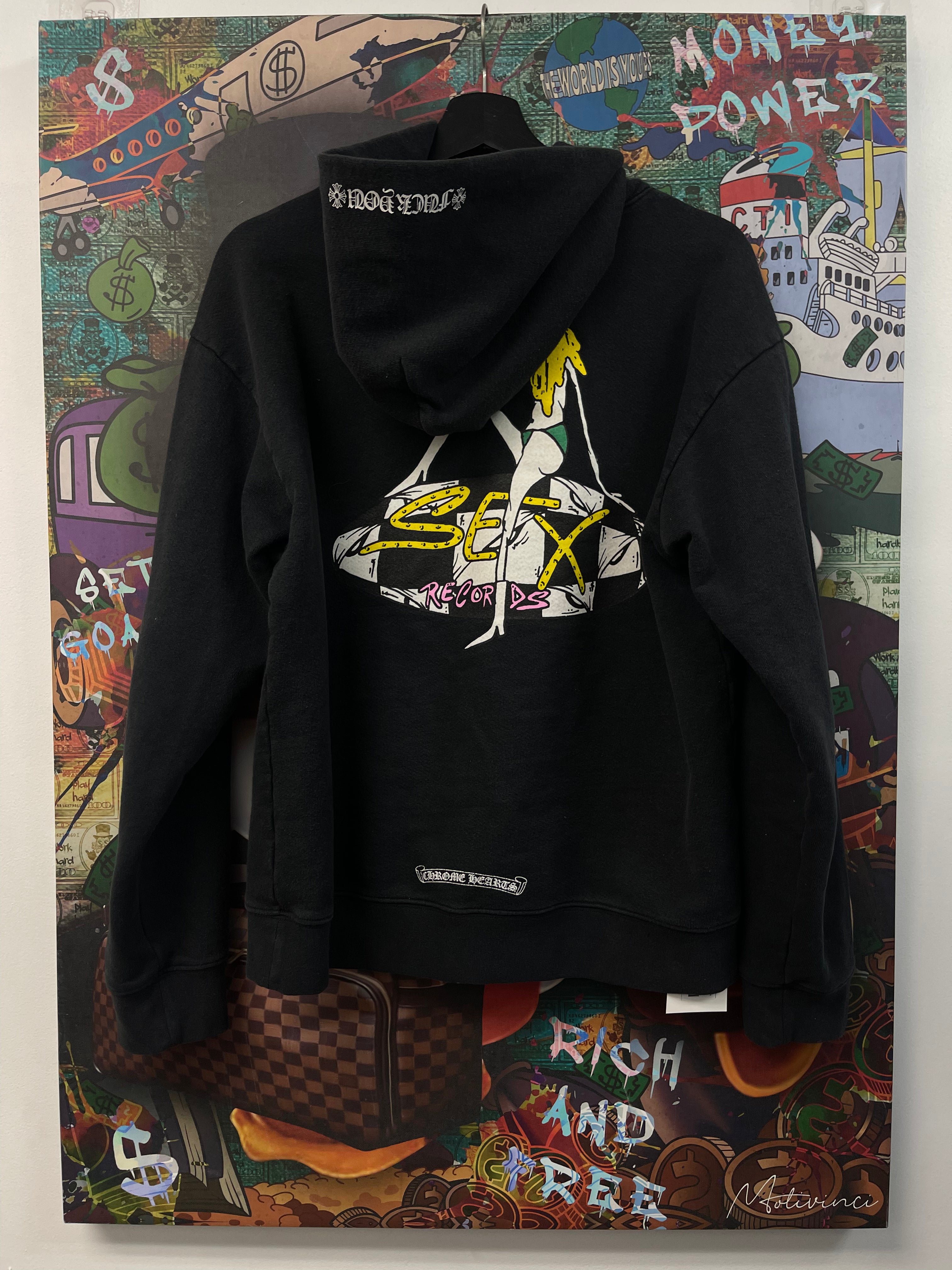 Chrome Hearts Matty Boy Black Sex Records Hoodie