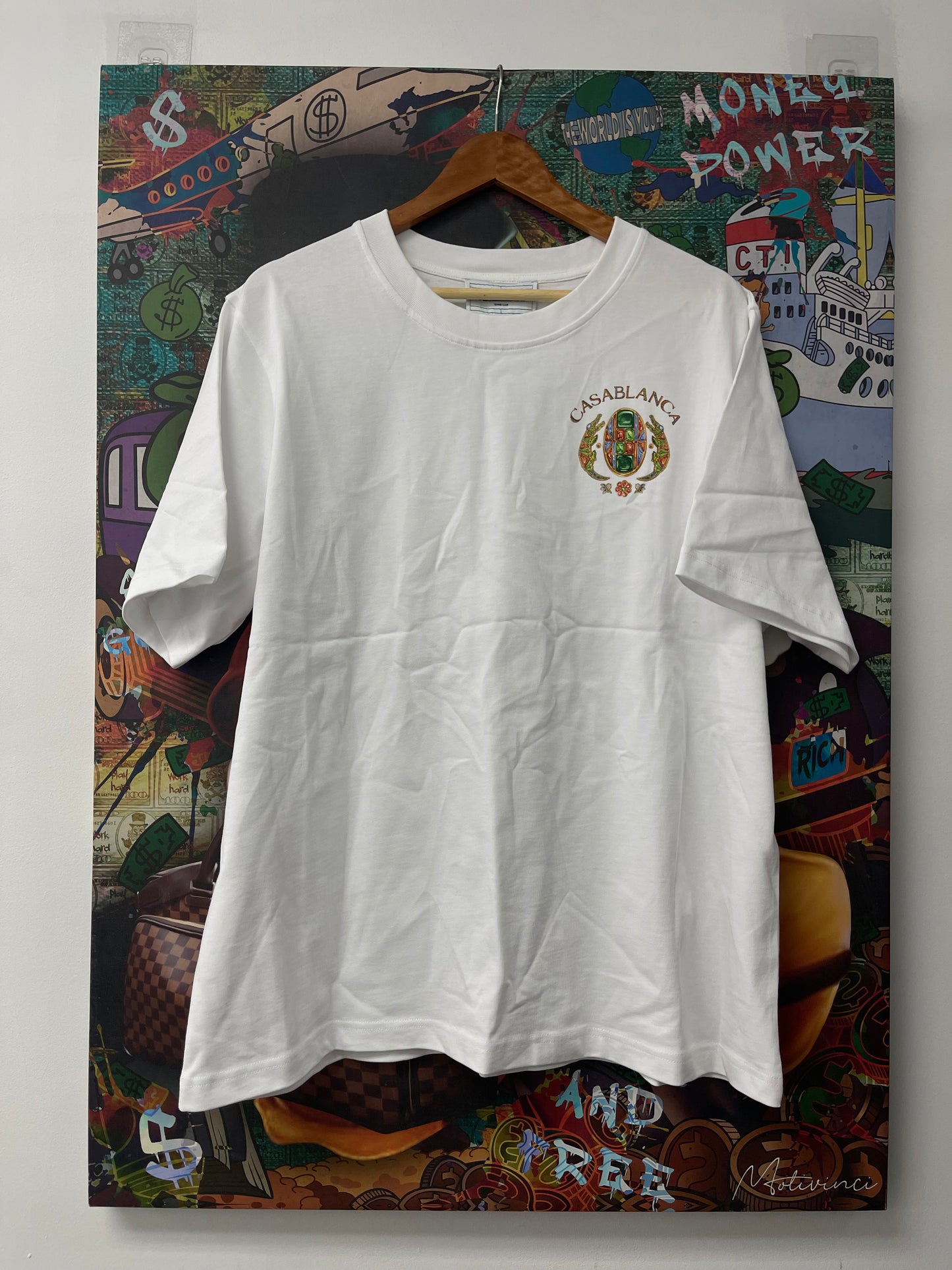 Casablanca White Tennis Tee New With Tags