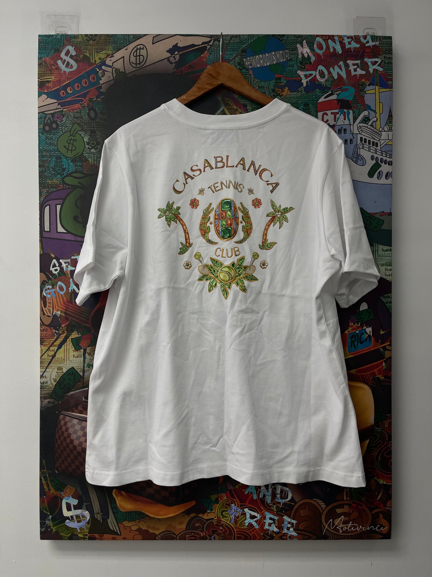 Casablanca White Tennis Tee New With Tags