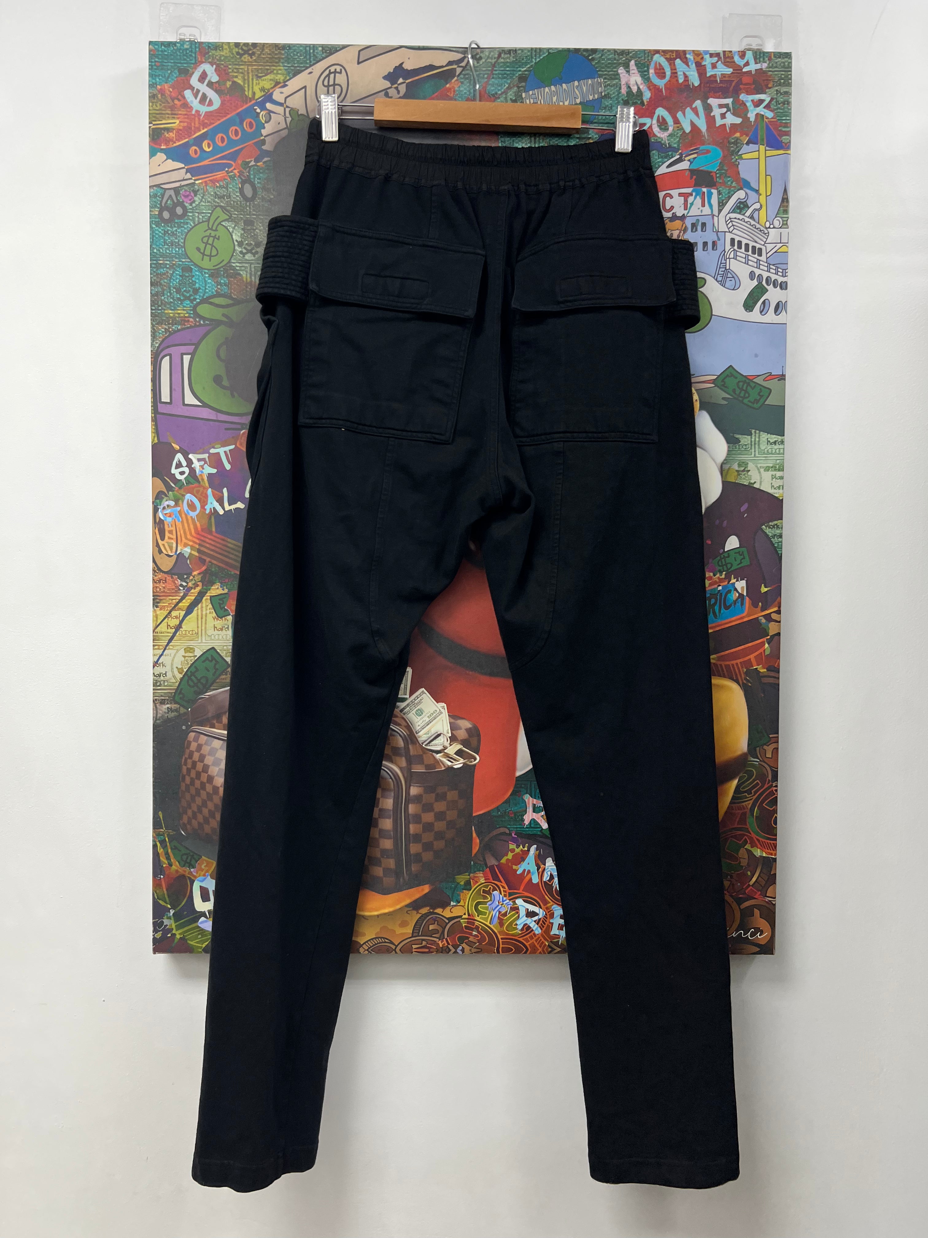 Rick Owens Black Creatch Sweatpants