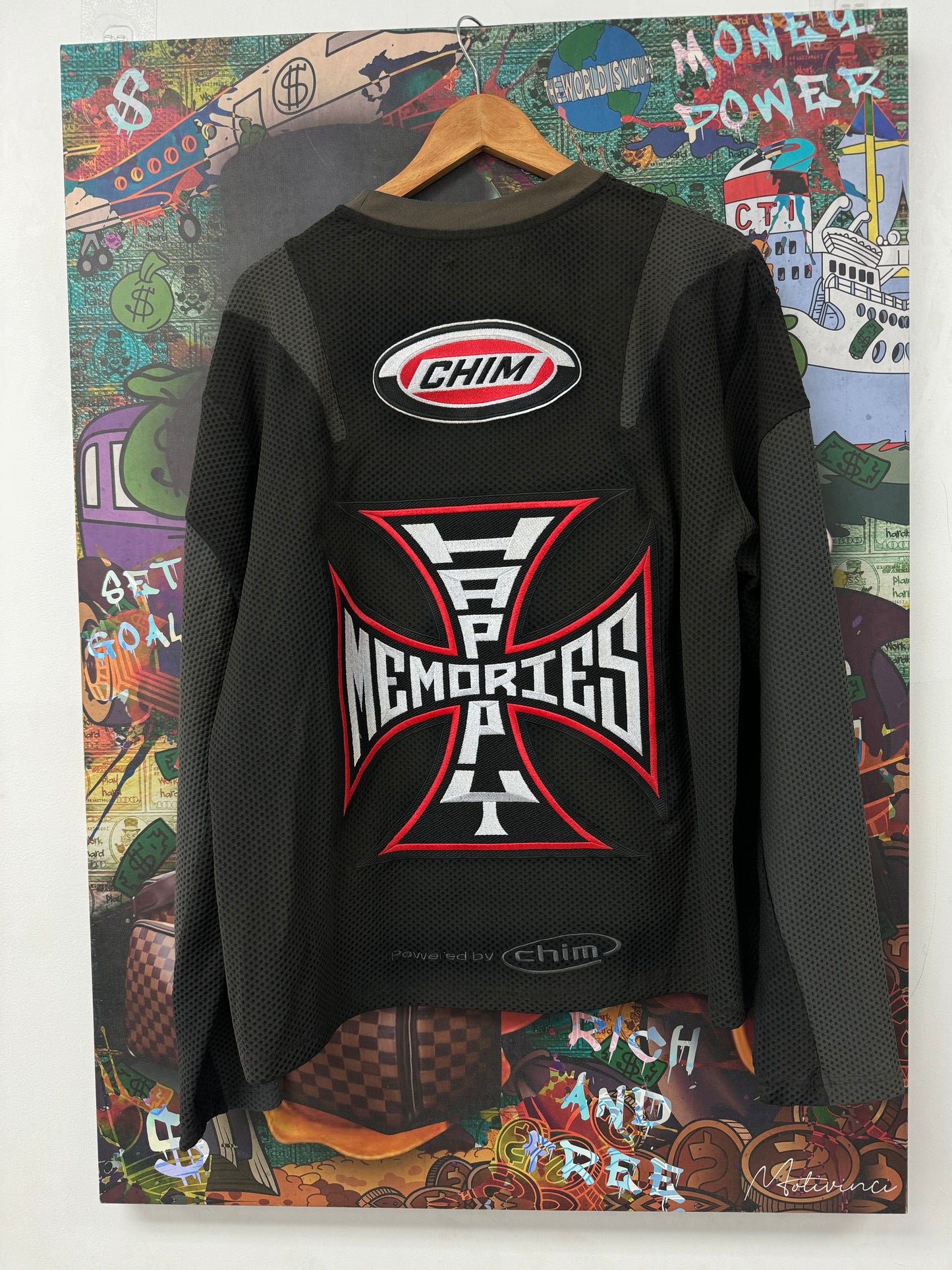 HMDD Jersey Grey Black New Medium With Tags