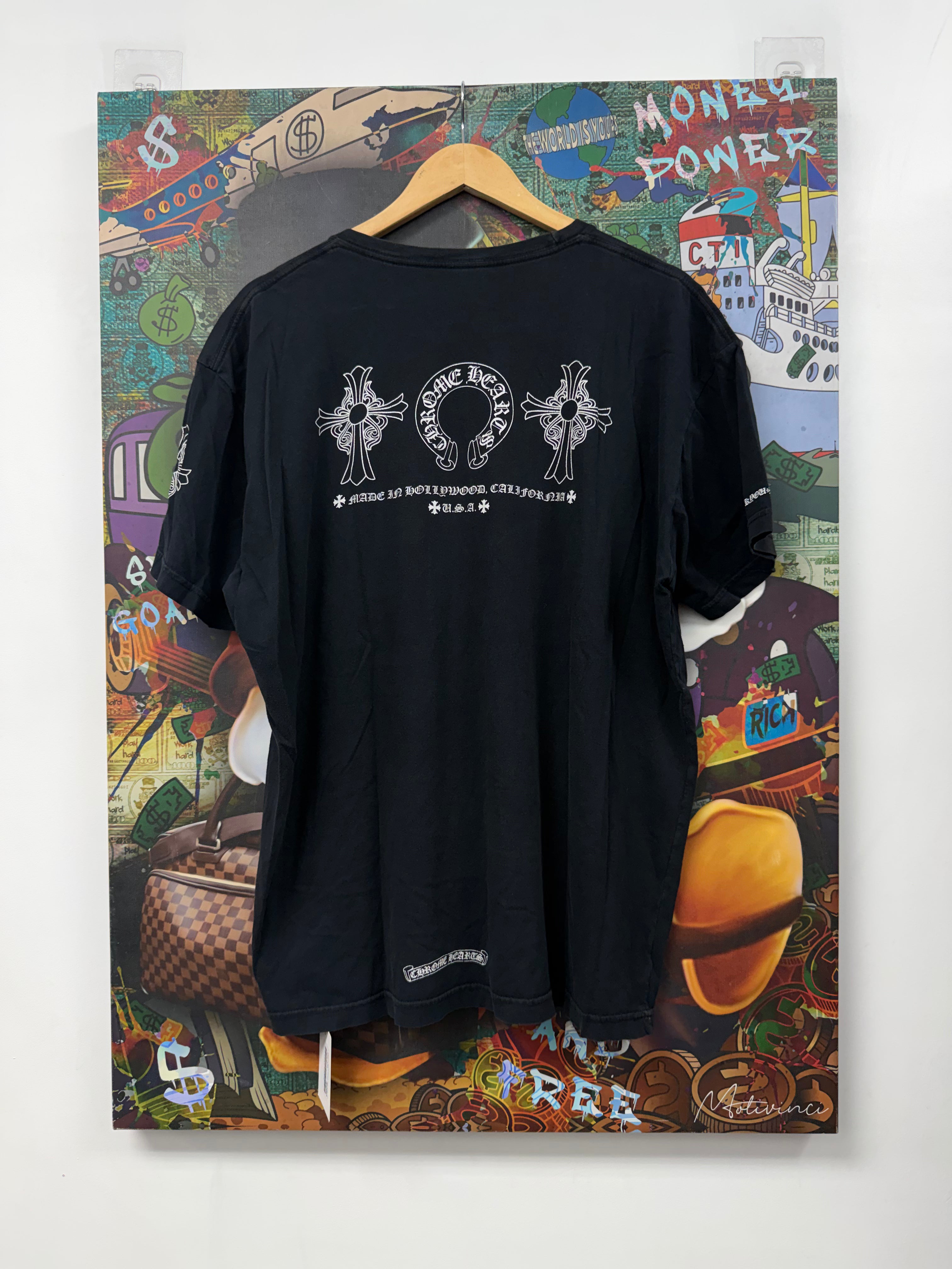 Chrome Hearts Vintage Hairy Cross Tee