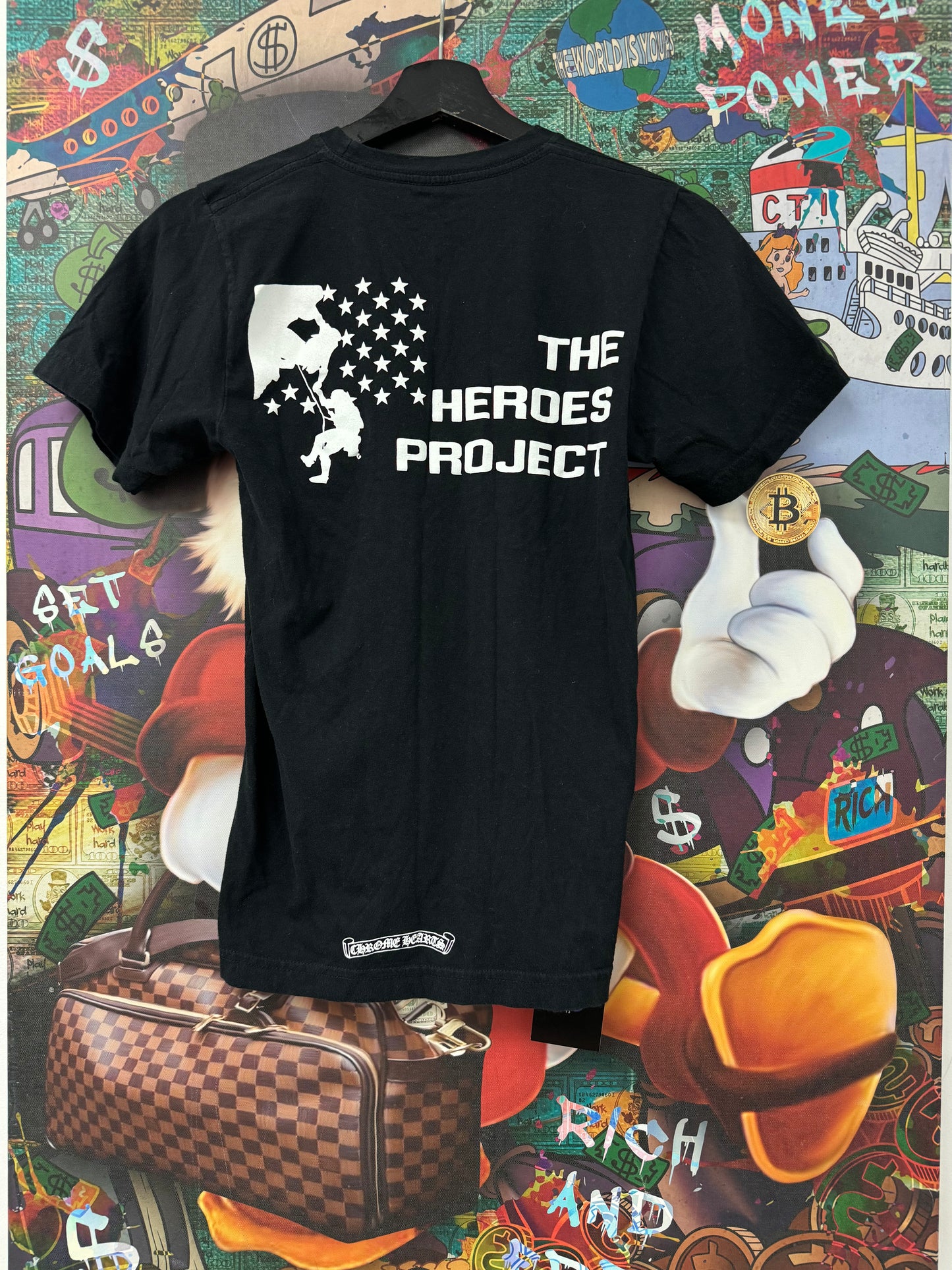 Chrome Hearts THP Horseshoe Tee Black Used XS N/A