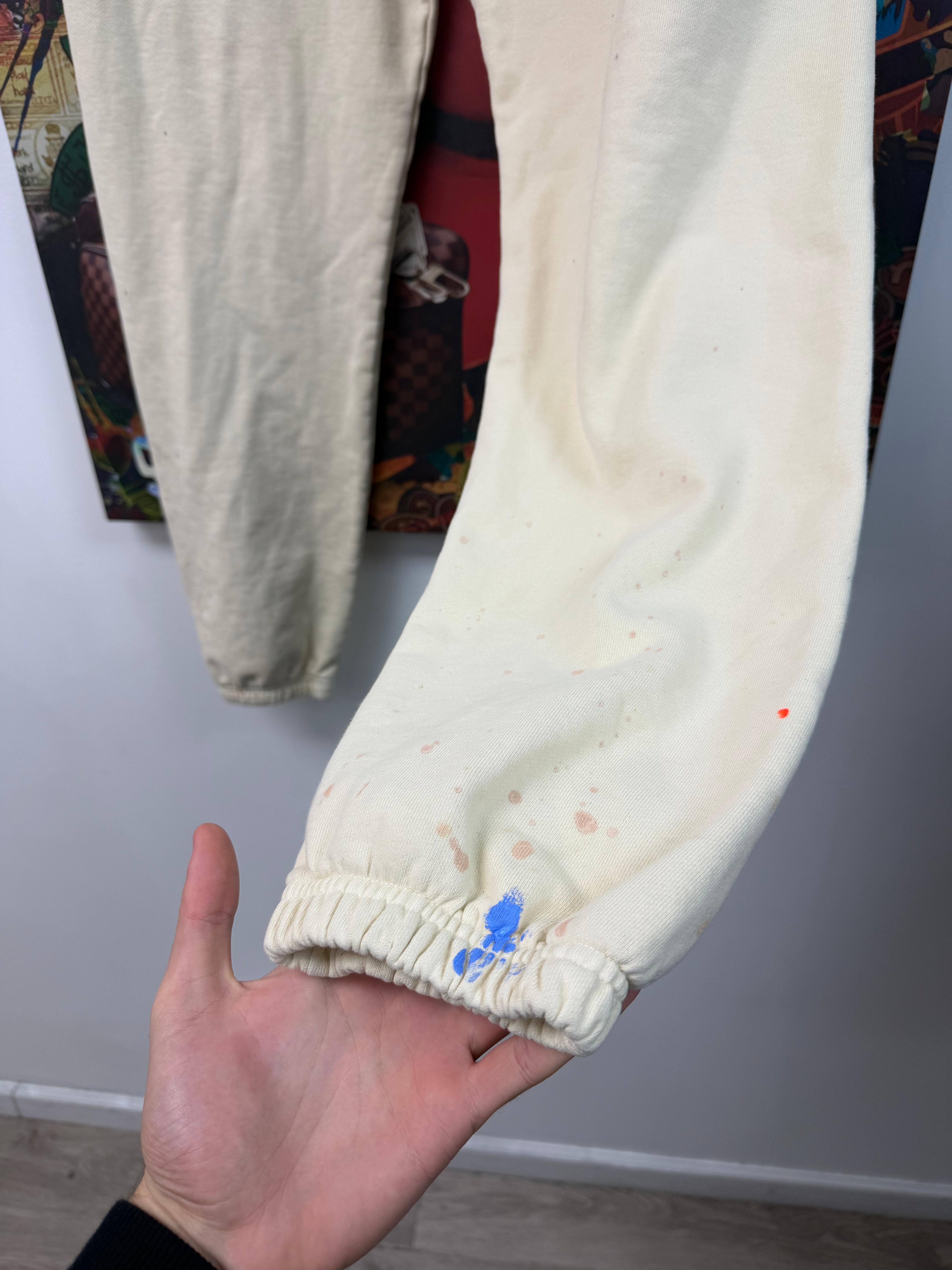 Gallery Dept Cream Splatter Sweats