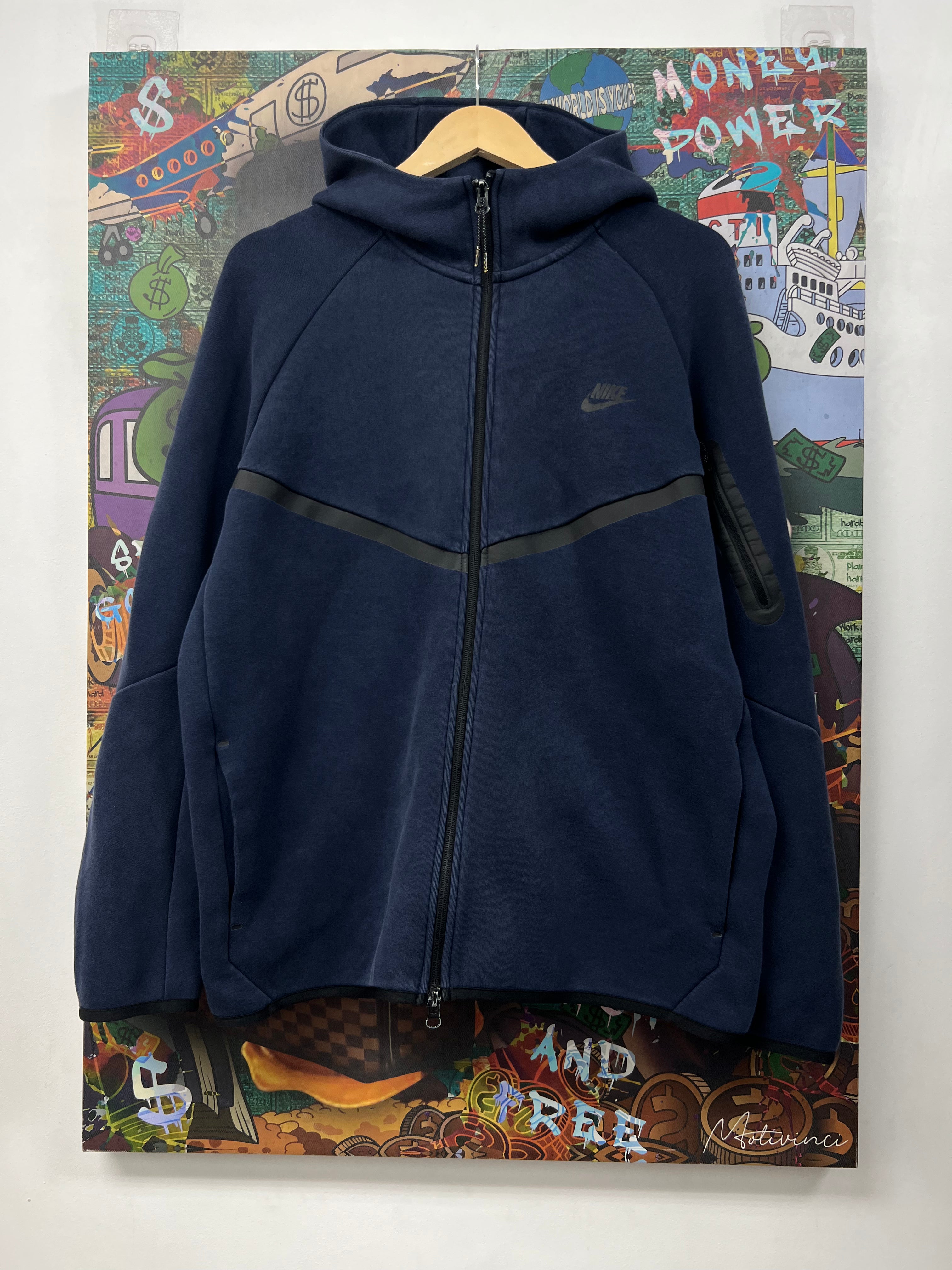 Nike Navy Tech Zip Up