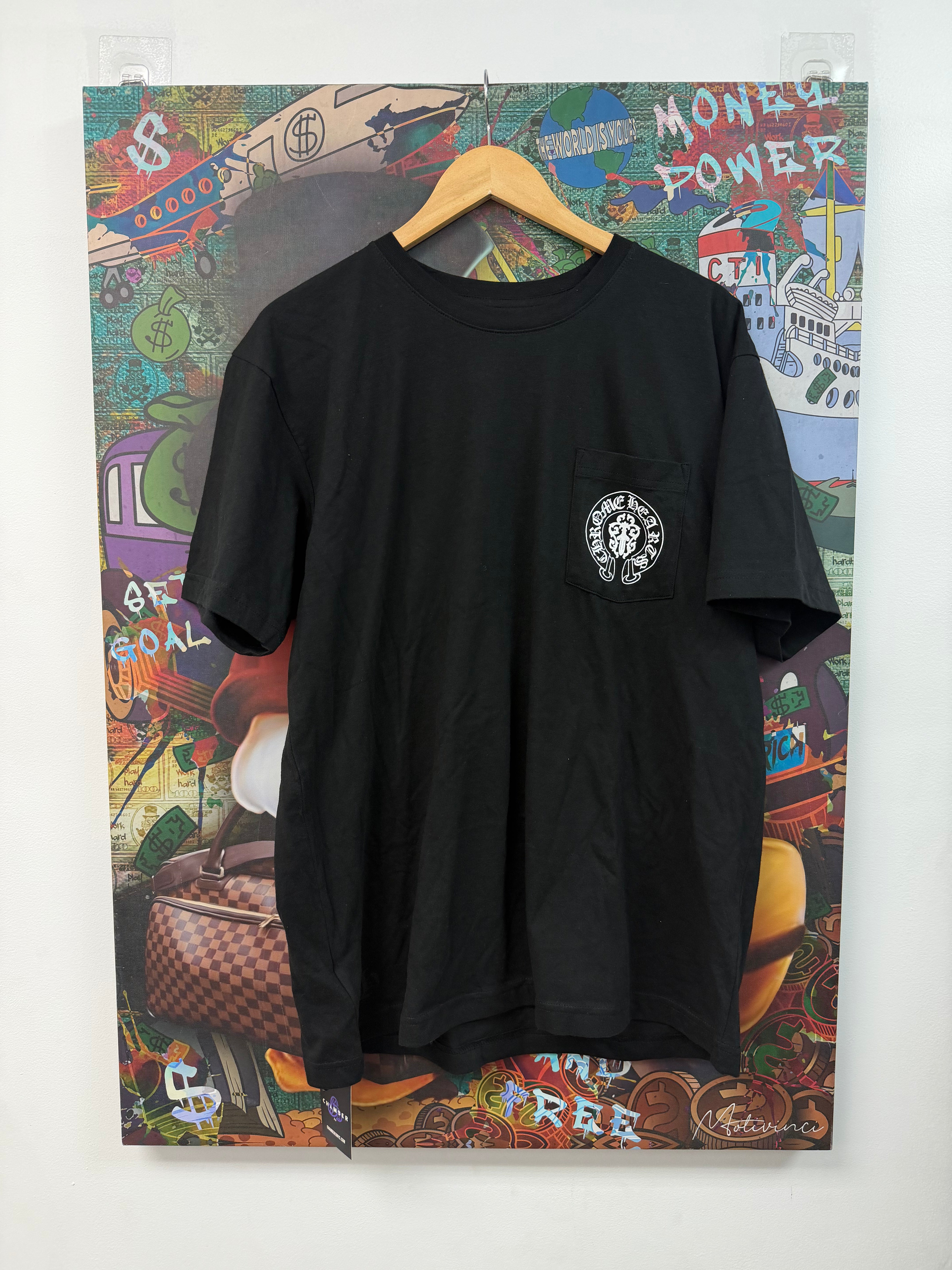 Chrome Hearts Black USA Flag Tee