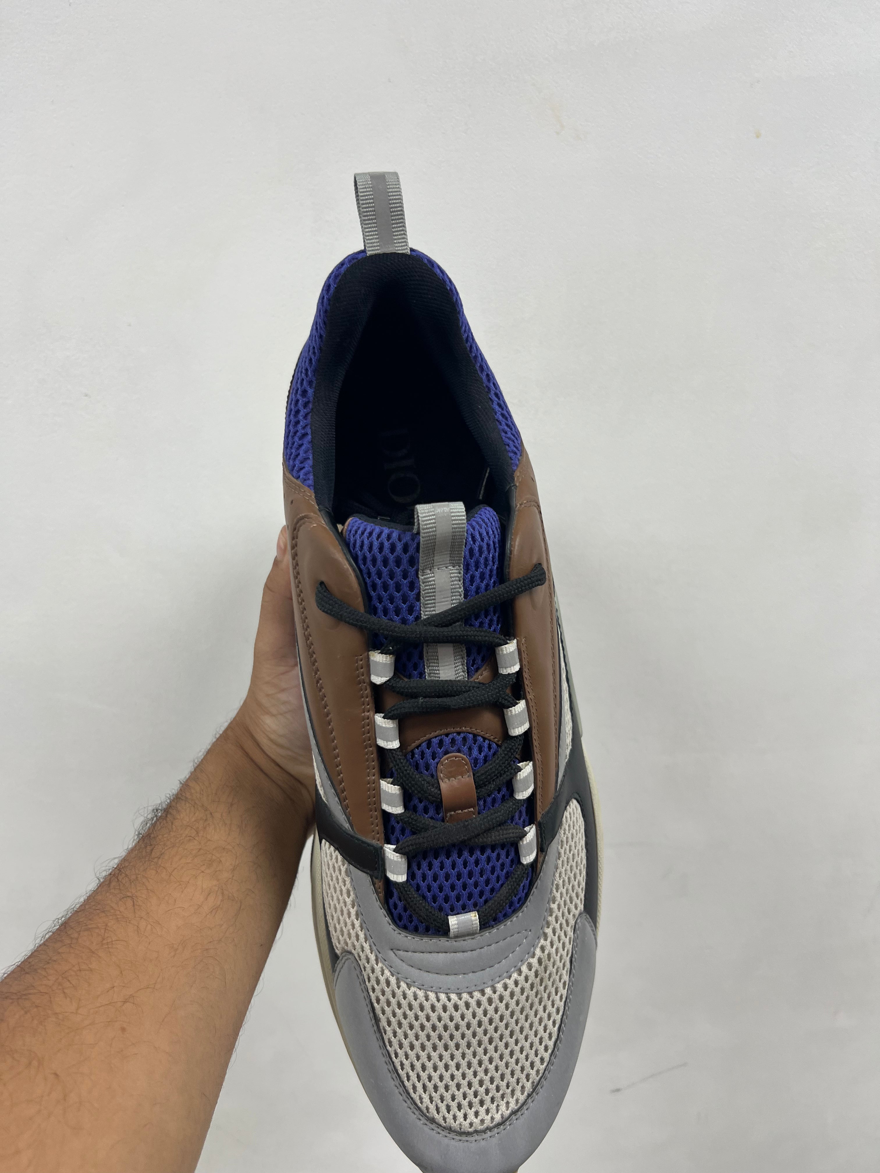 Dior B22 Brown Grey Sneakers