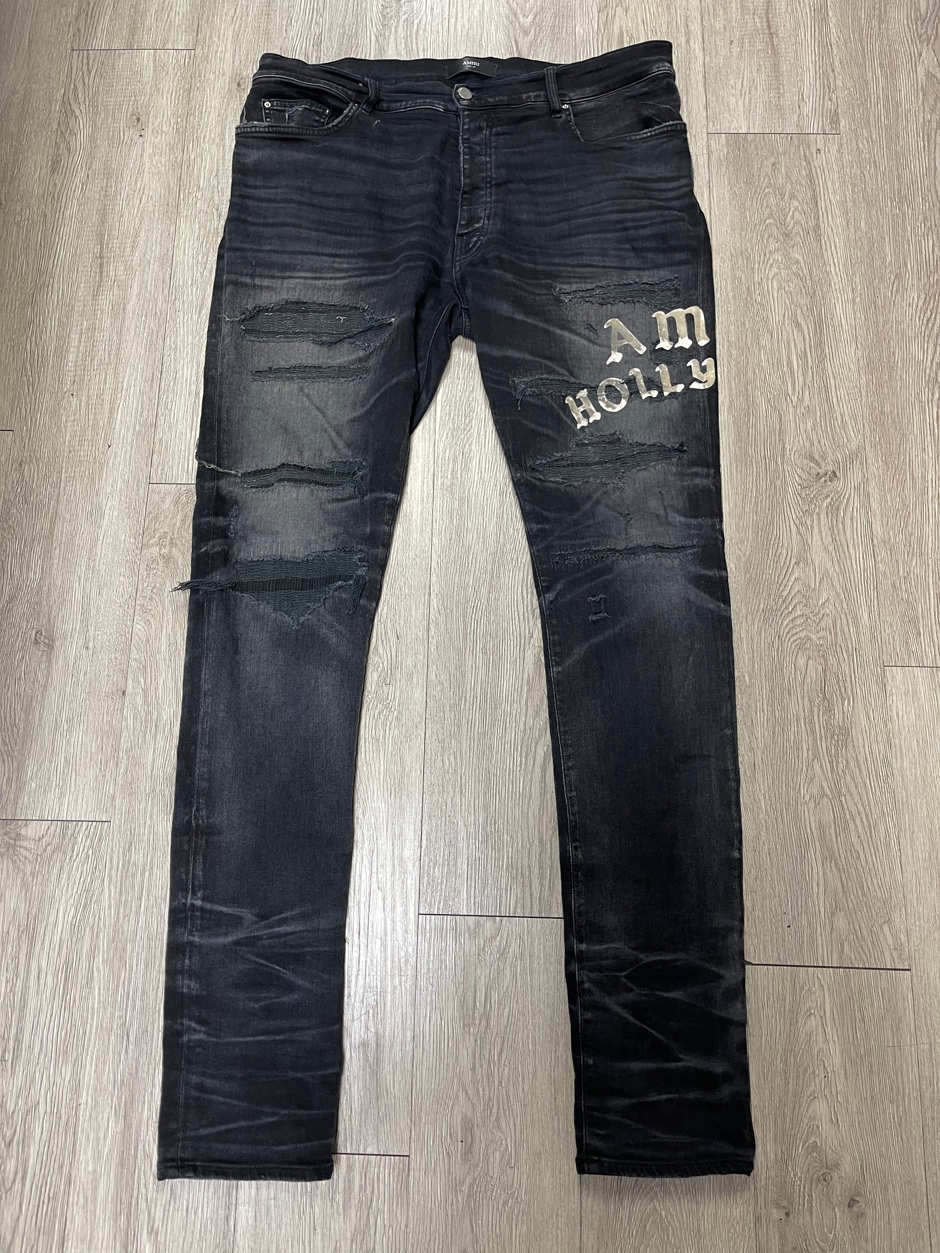 Amiri Black Wash Made In Hollywood Jeans