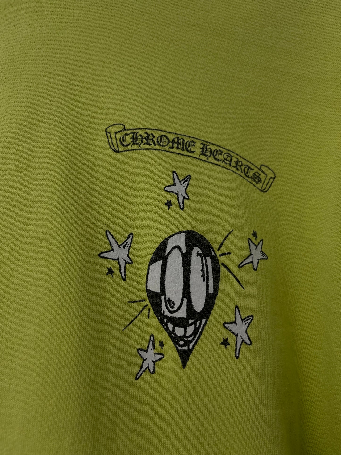 Chrome Hearts Mattyboy Lime Hoodie Used