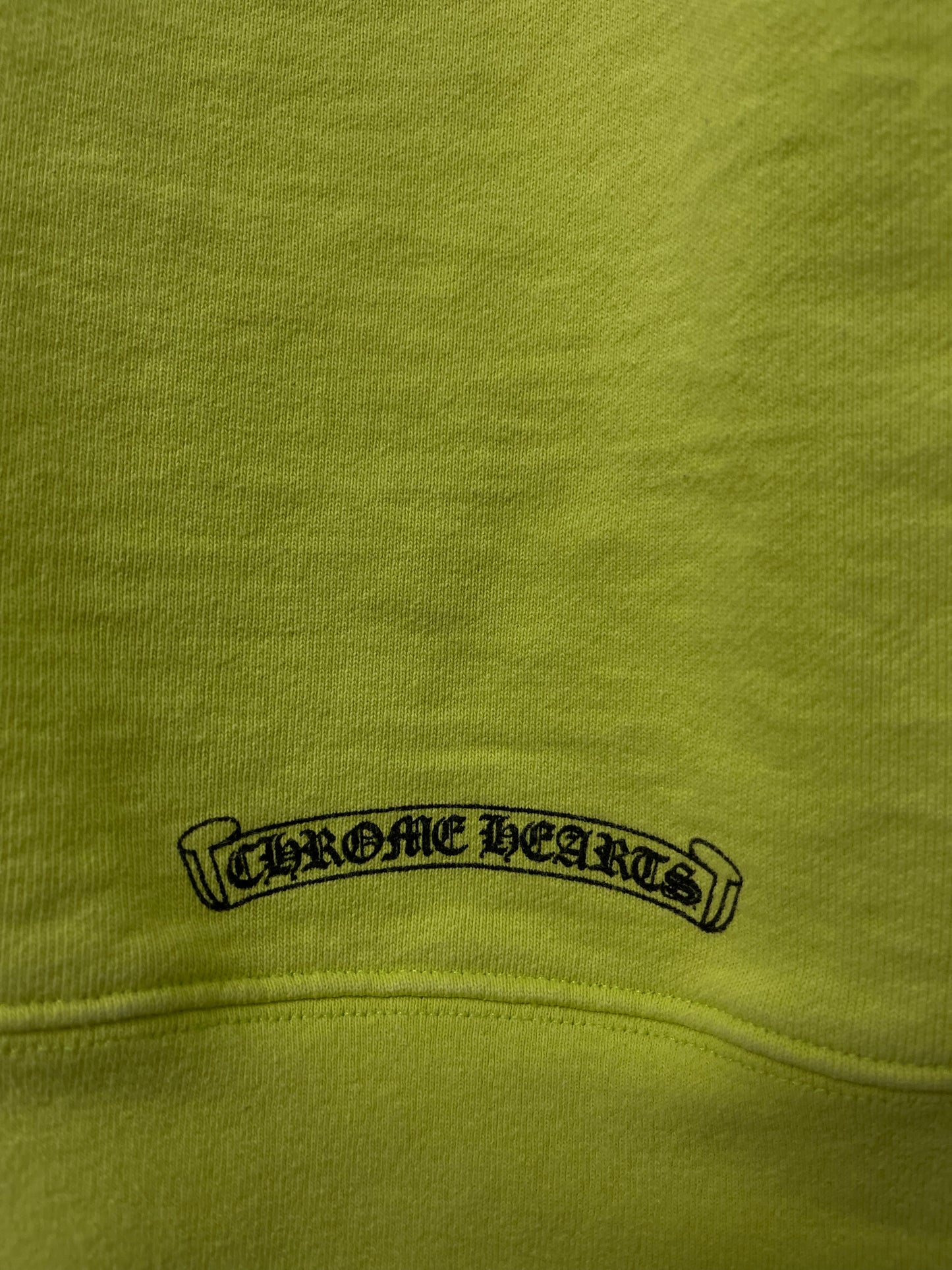 Chrome Hearts Mattyboy Lime Hoodie Used