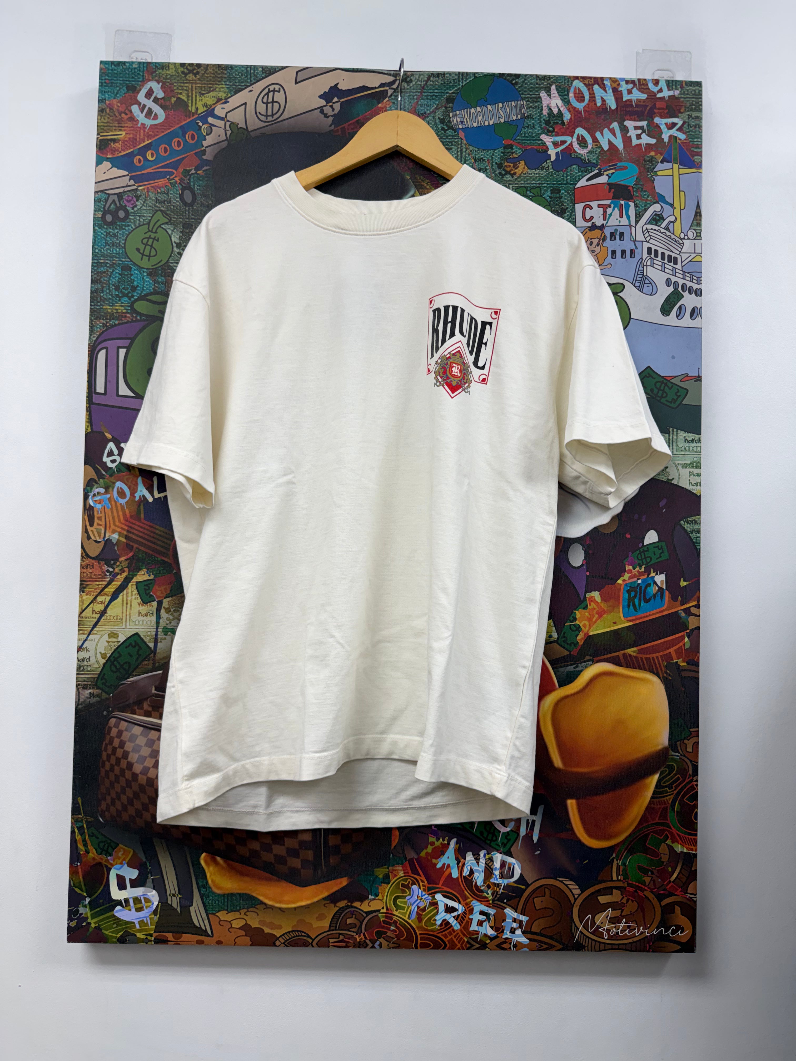 Rhude Cream Card Tee