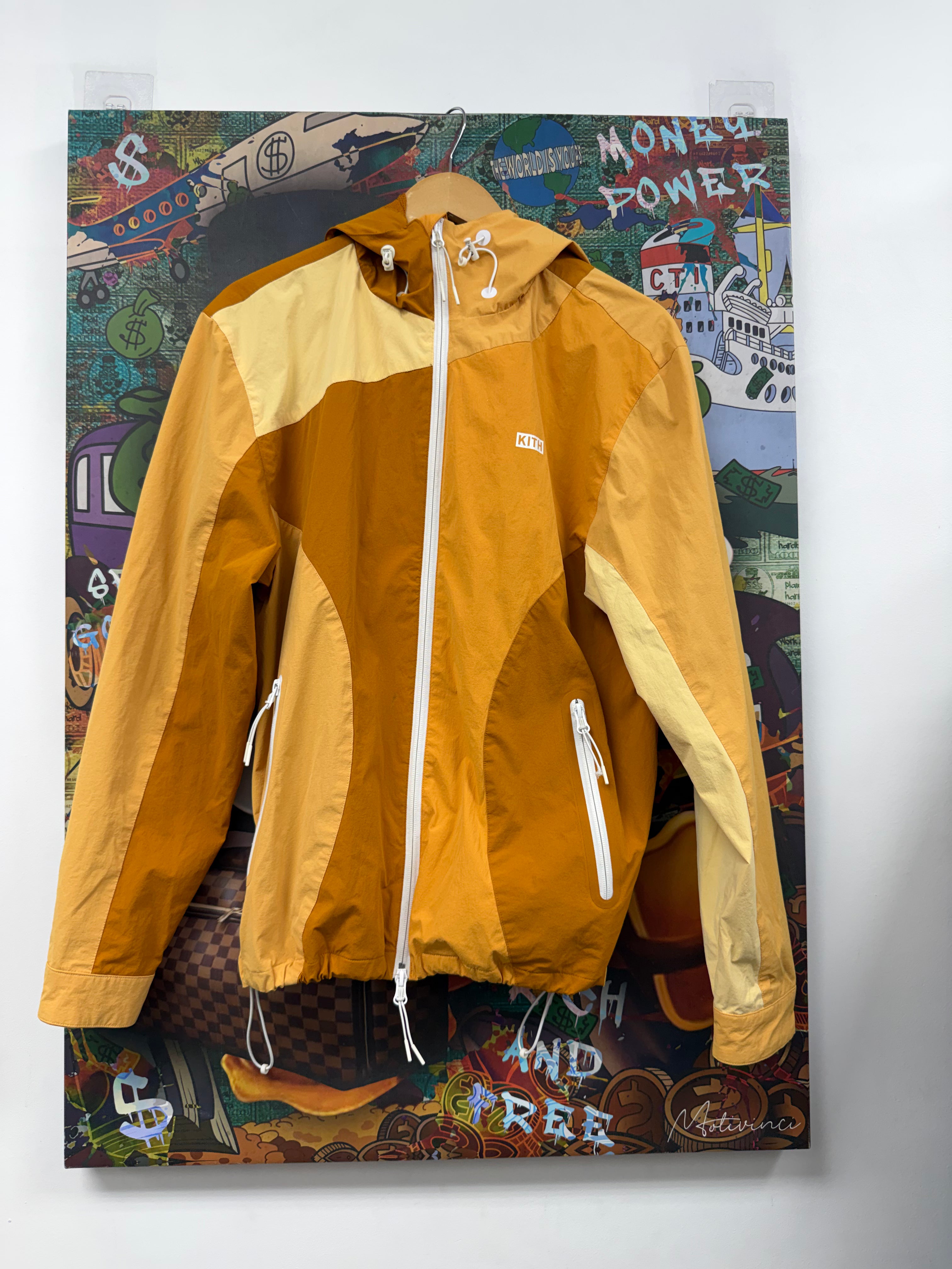 Kith Orange Mini Logo Windbreaker Track Jacket