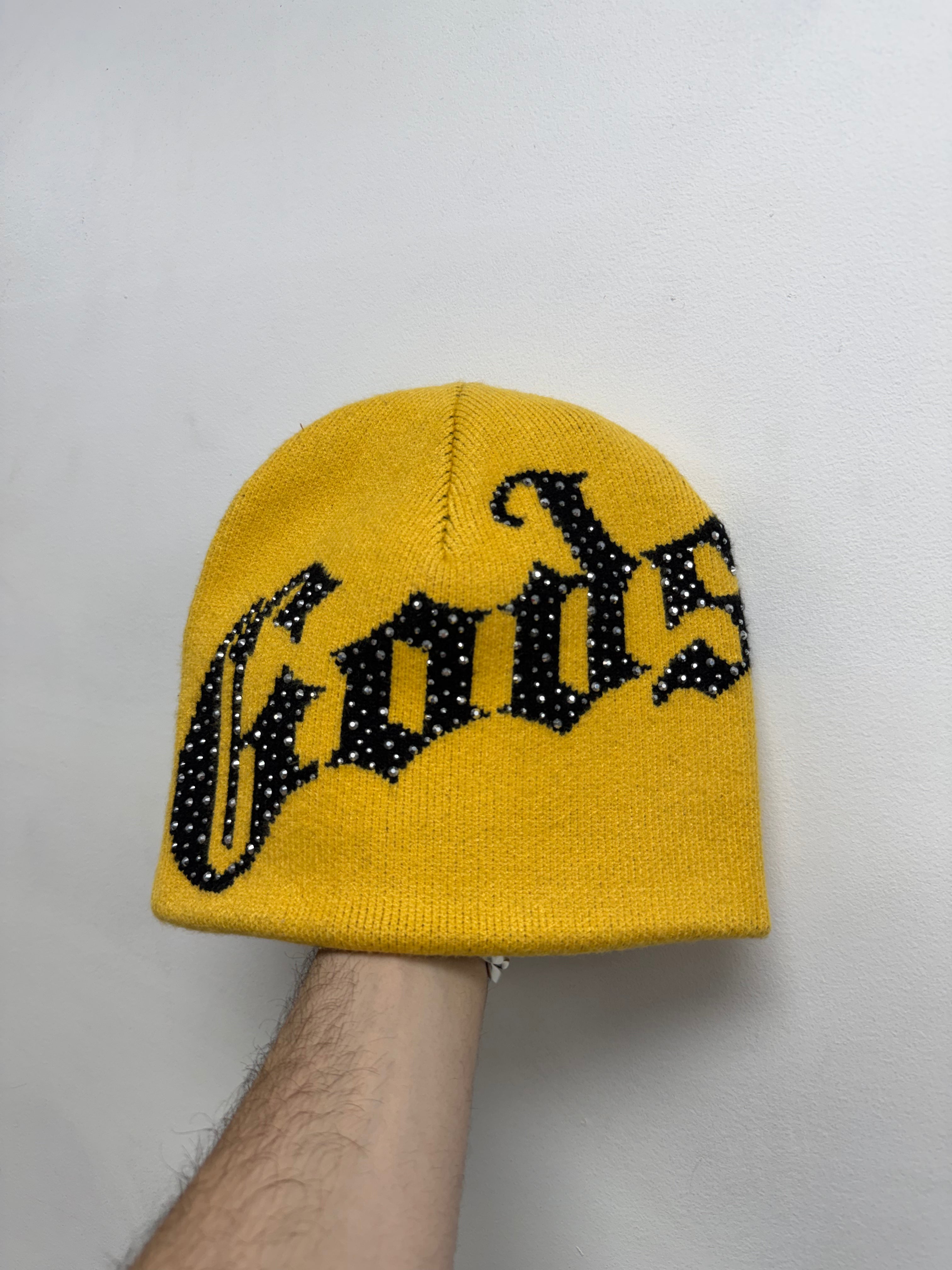 Godspeed Yellow Black Studded Beanie