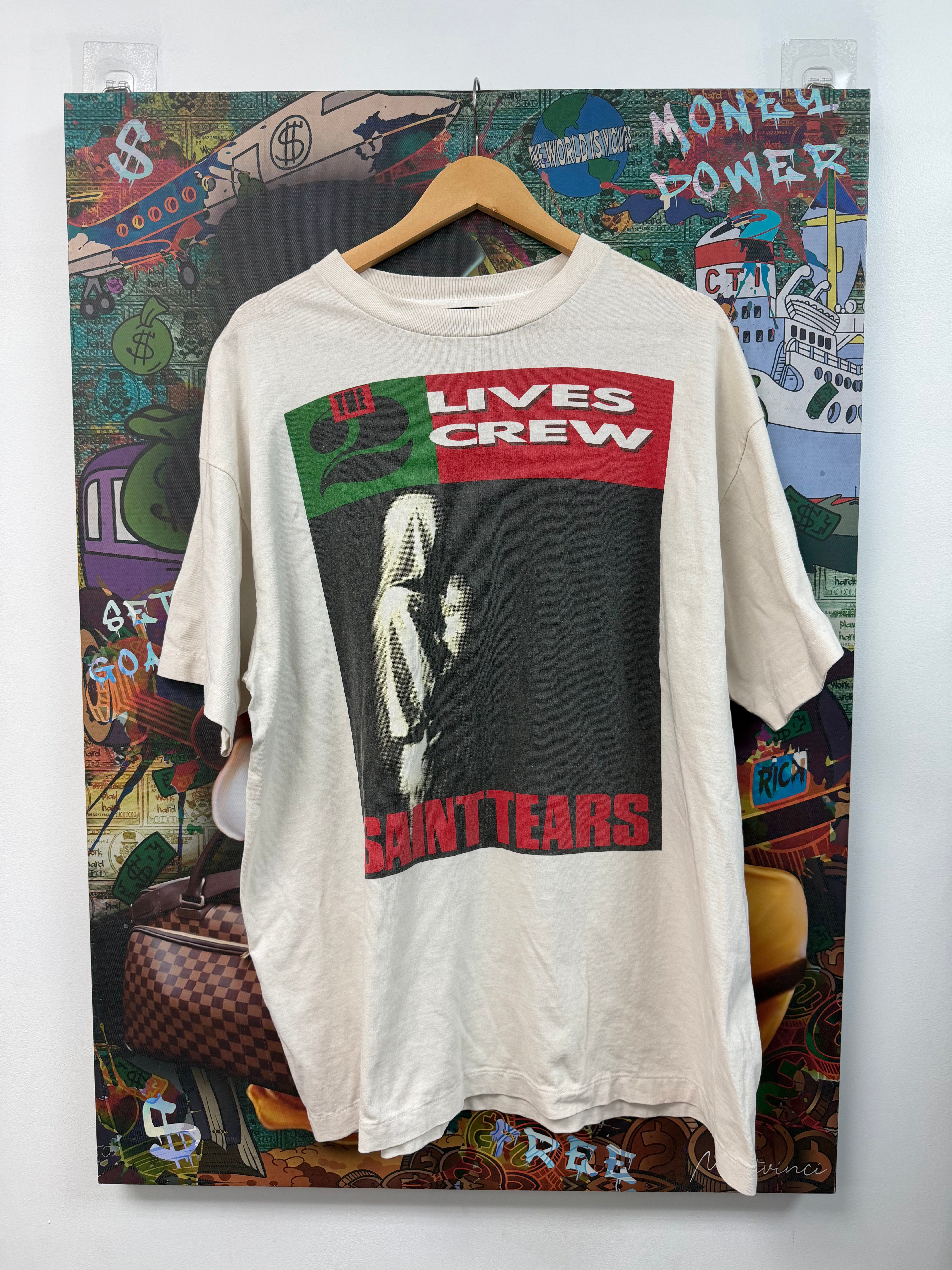 Saint Michael Denim Tears 2 Lives Crew Tee