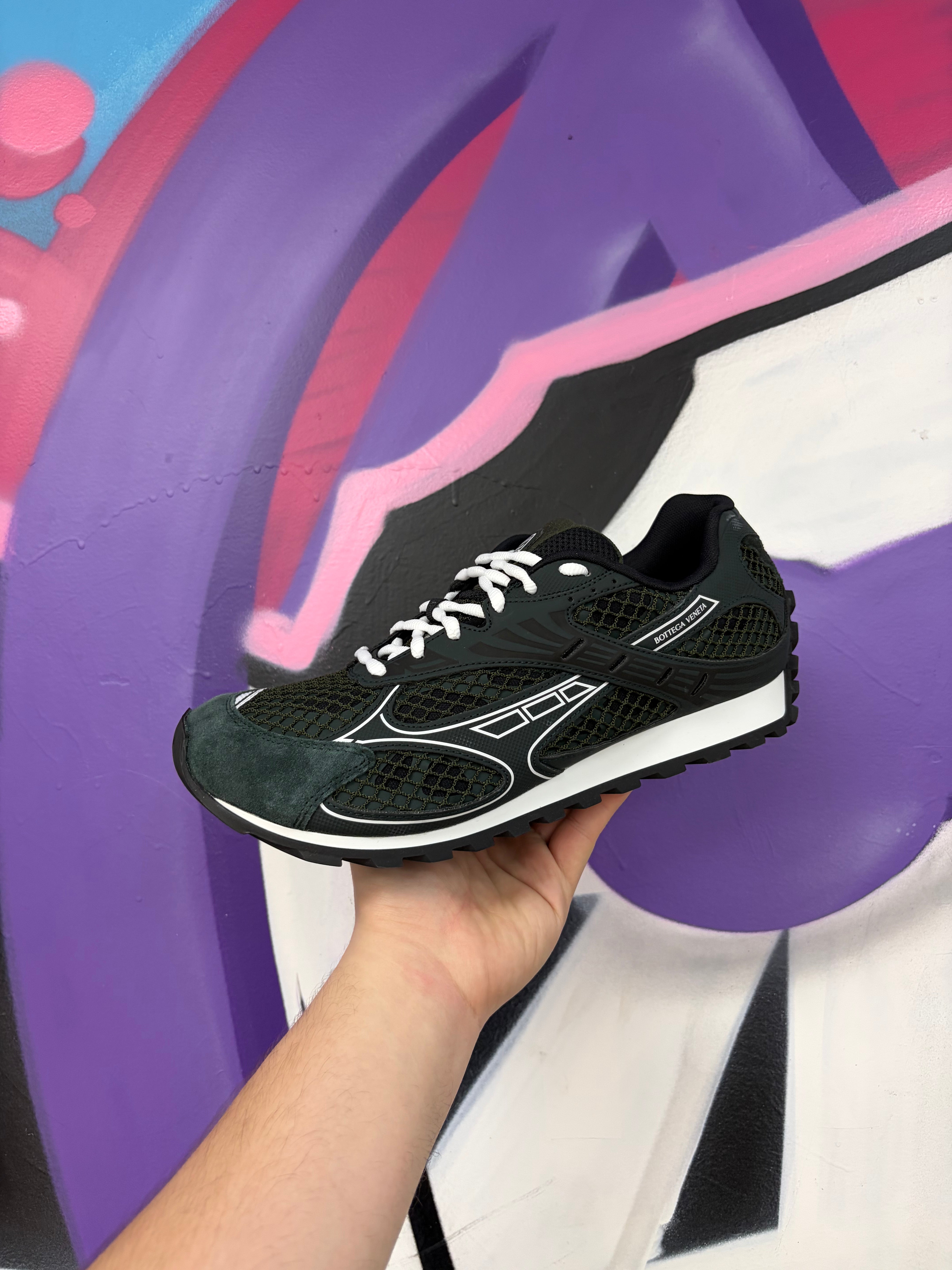 Bottega Veneta Dark Green Orbit Sneakers