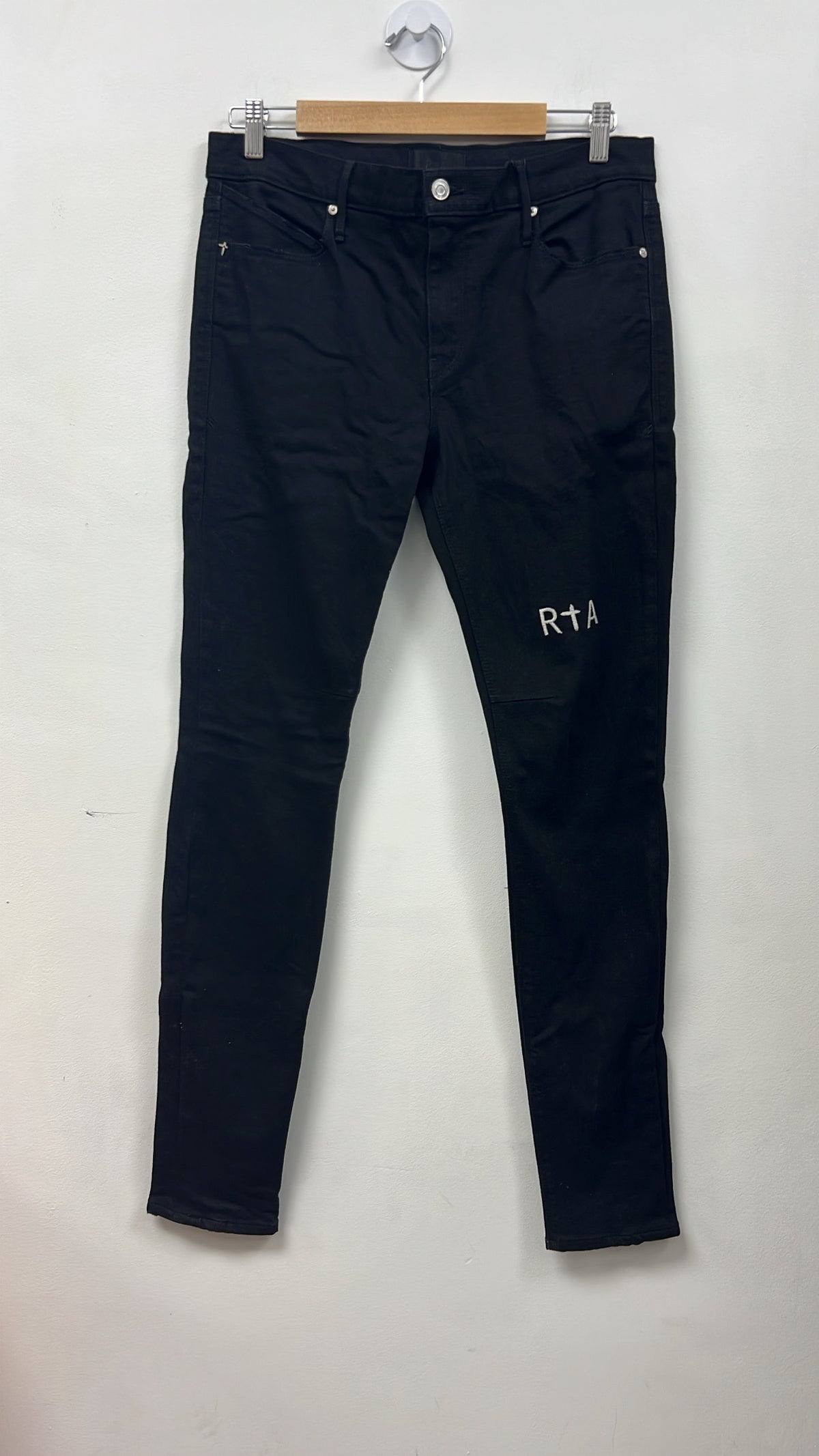 RTA Black White Jeans