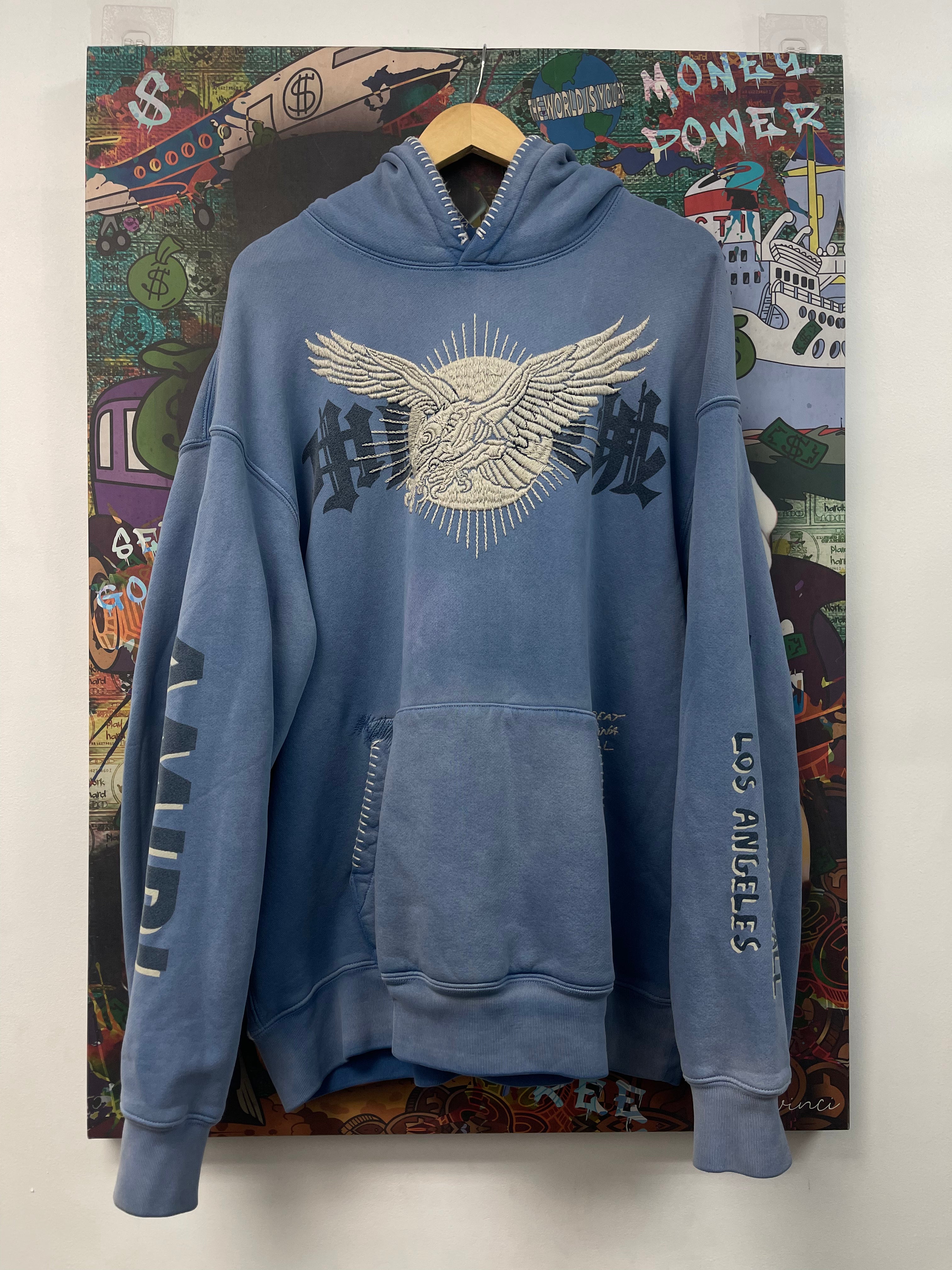 Amiri Blue TGCW Hoodie