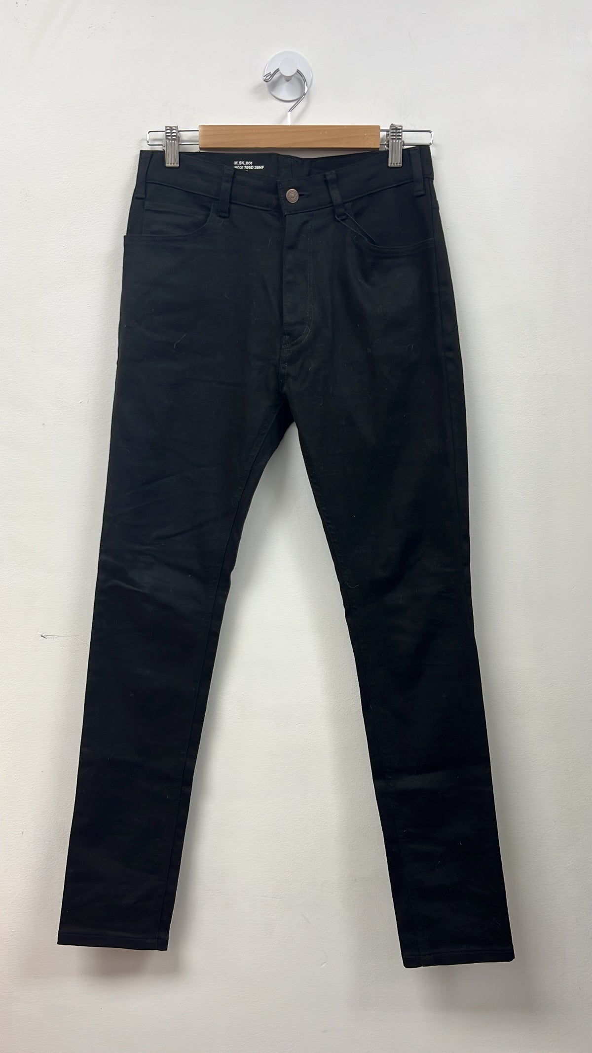 Celine Black Raw Jeans