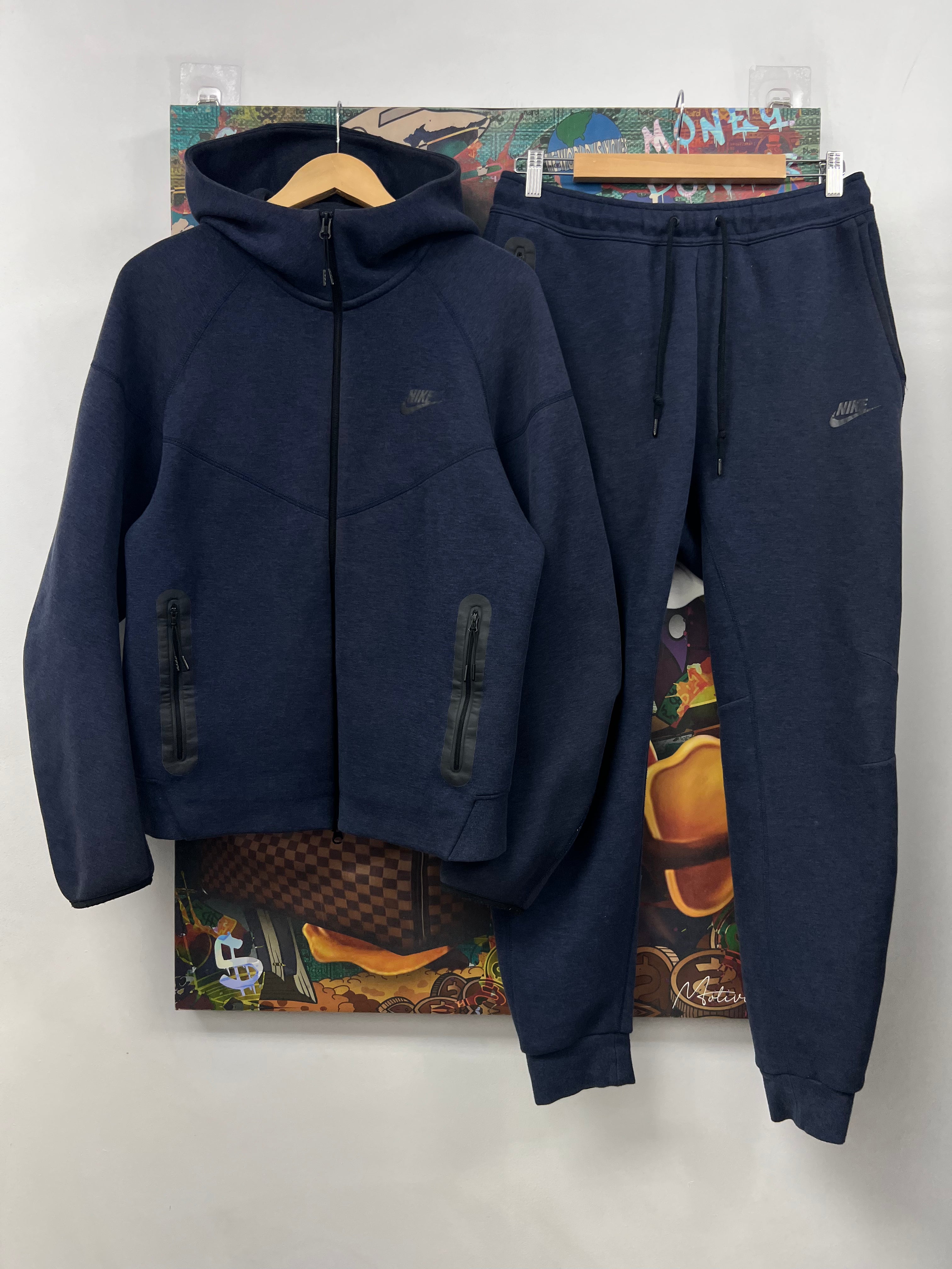 Nike Navy Tech Sweatsuit