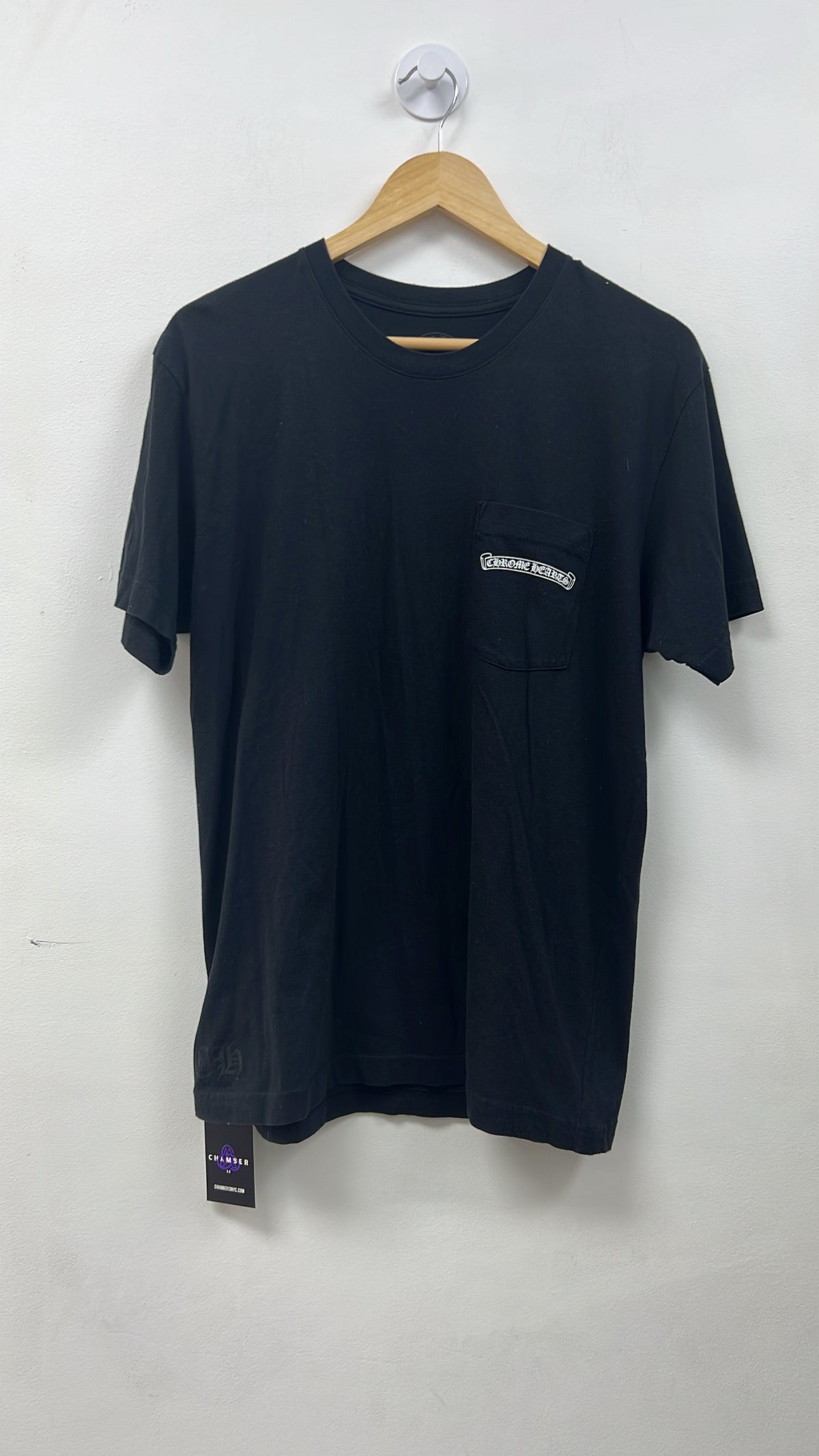 Chrome Hearts Black Purple Eye Chart Dagger Tee