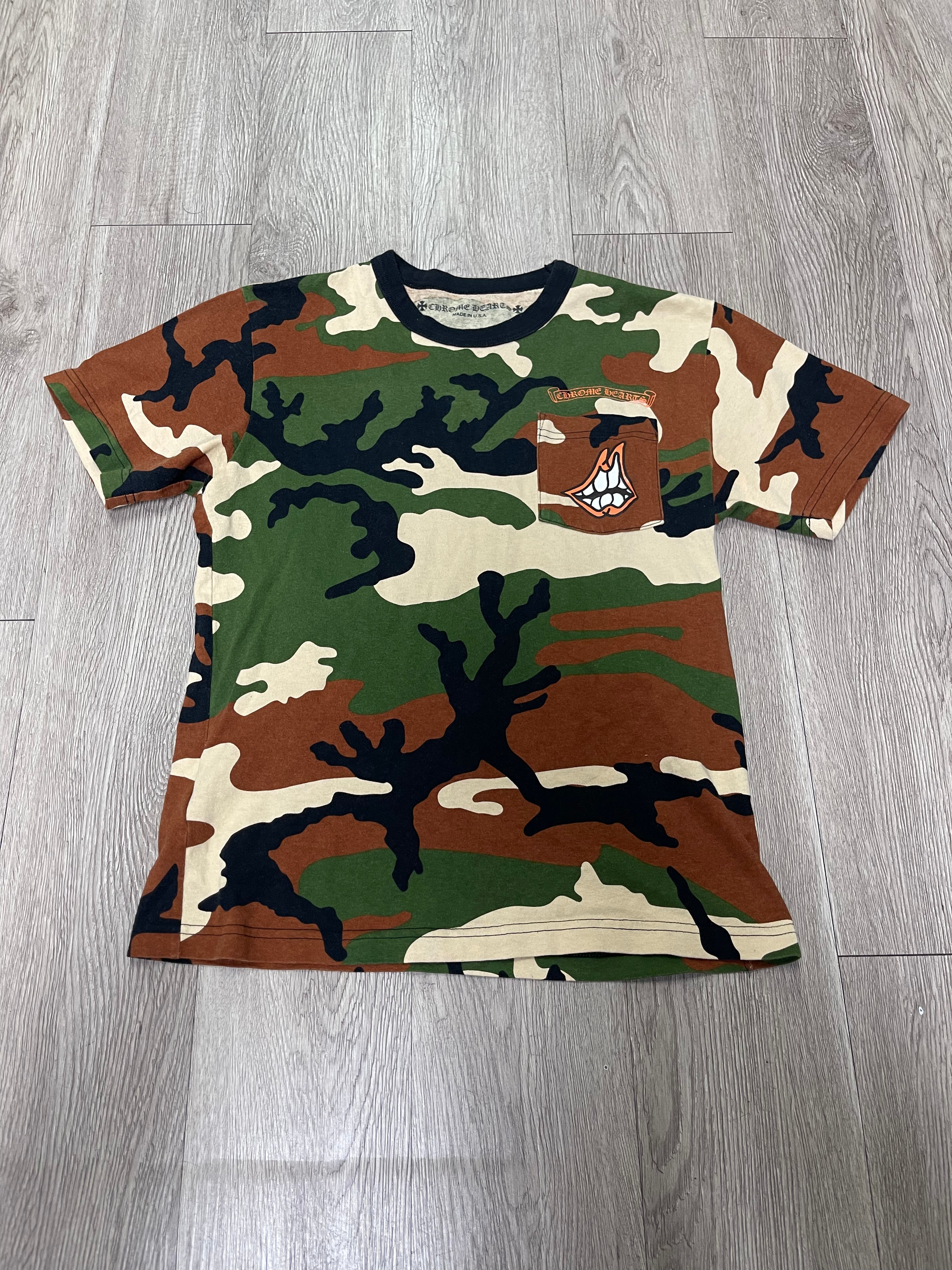 Chrome Hearts Matty Boy Caution Camo Tee