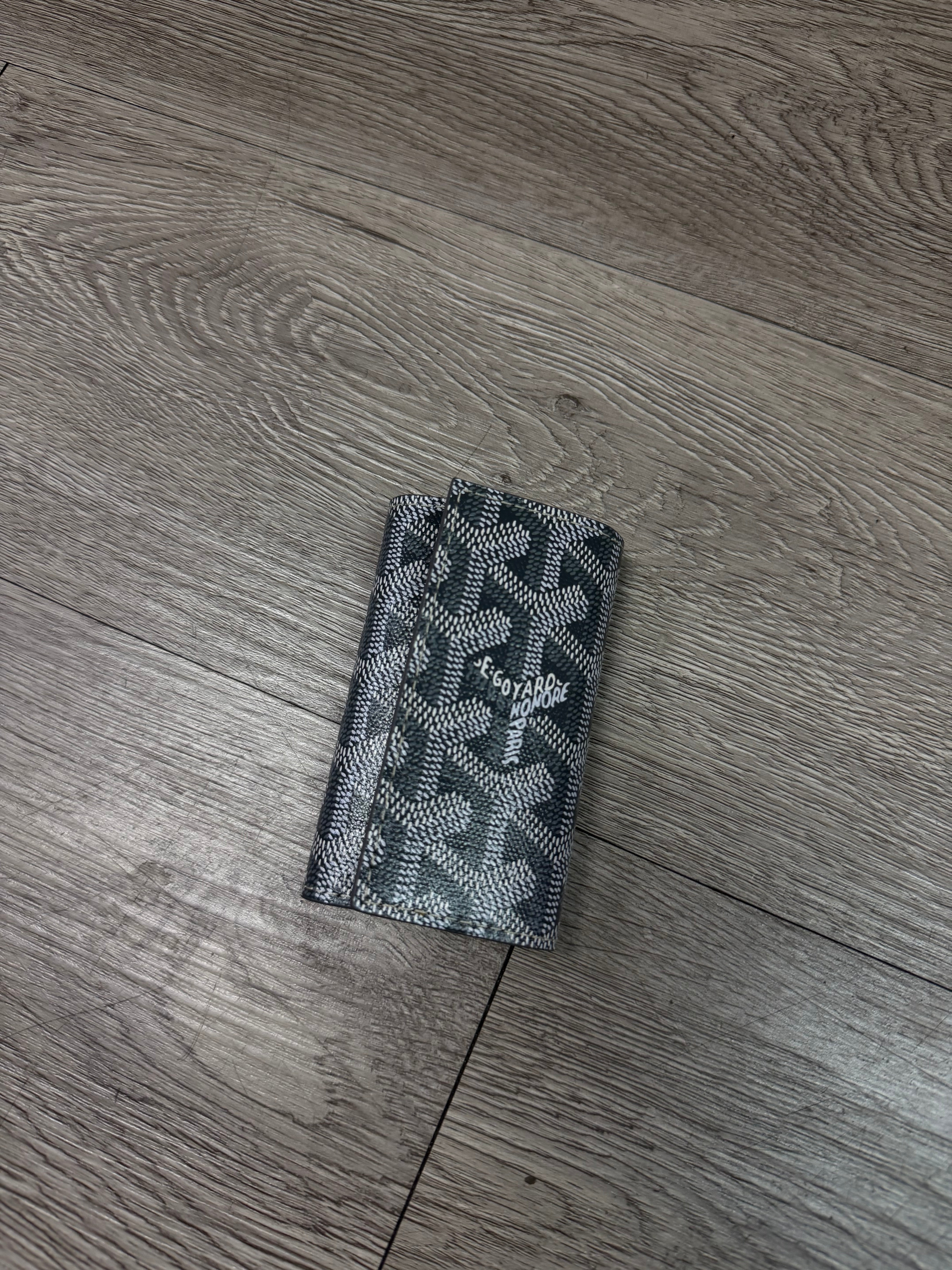 Goyard Grey Saint Michael 6 Key Ring Wallet