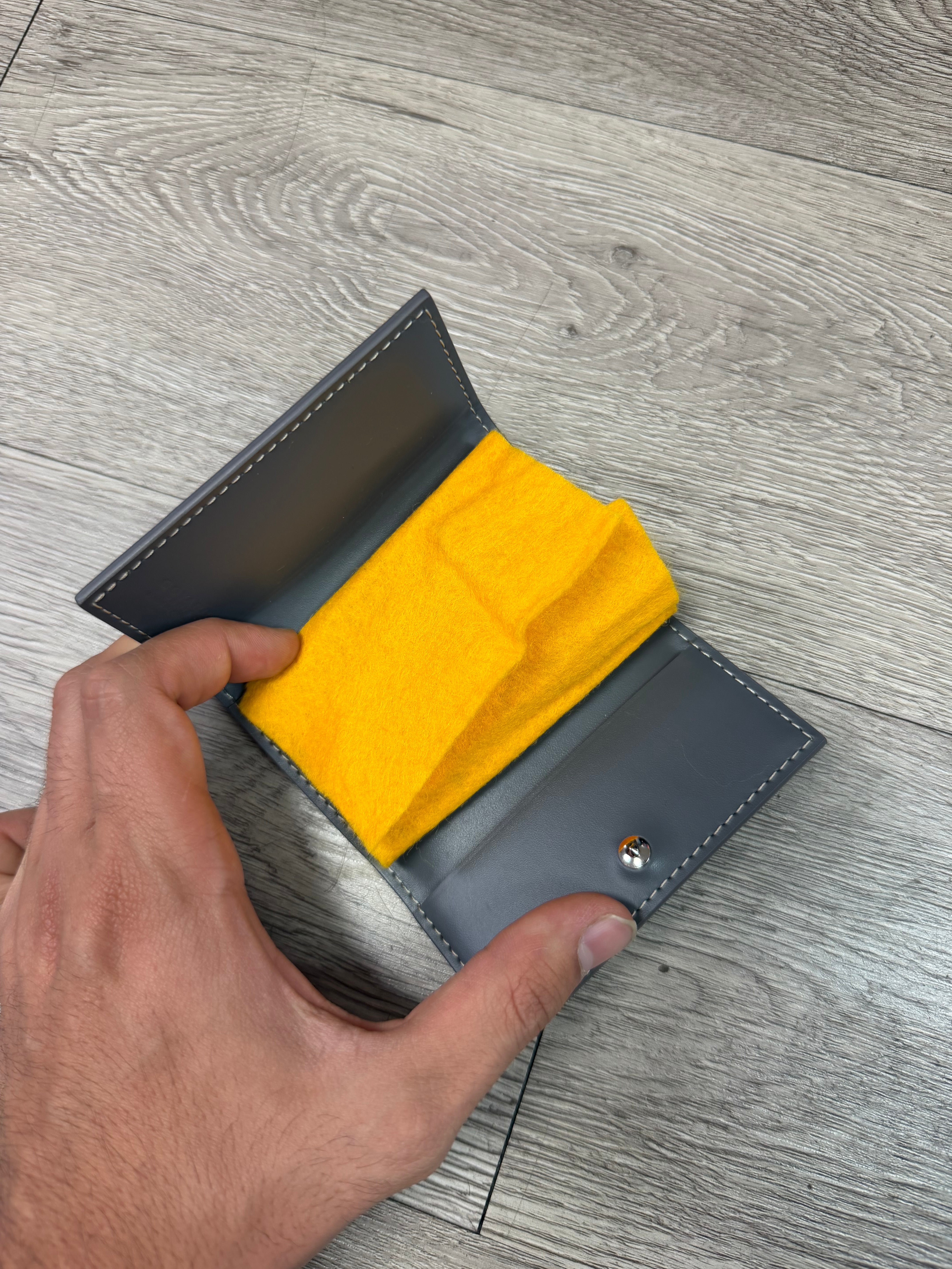 Goyard Grey Saint Michael 6 Key Ring Wallet