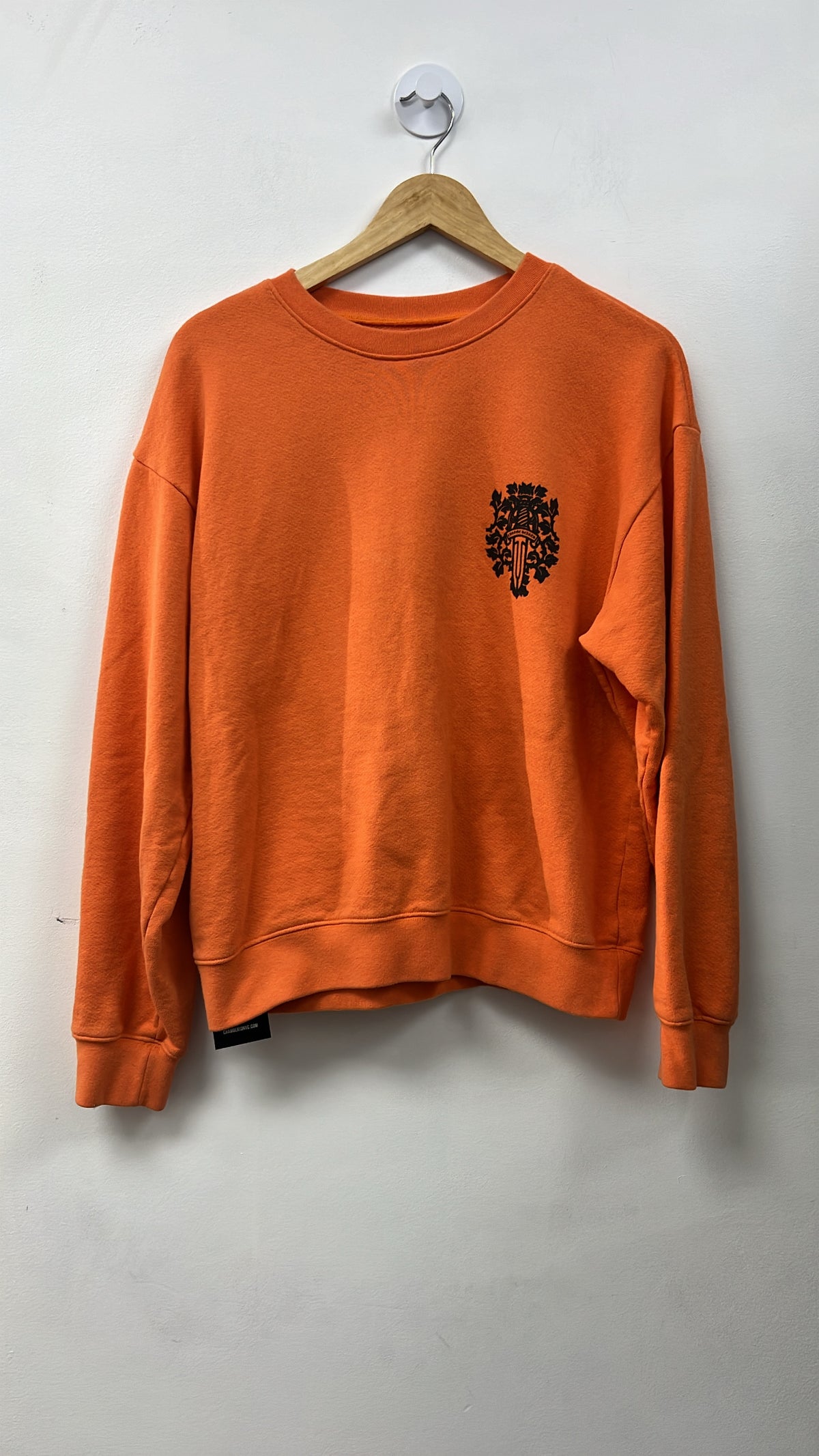 Chrome Hearts Orange Vine Dagger Crewneck