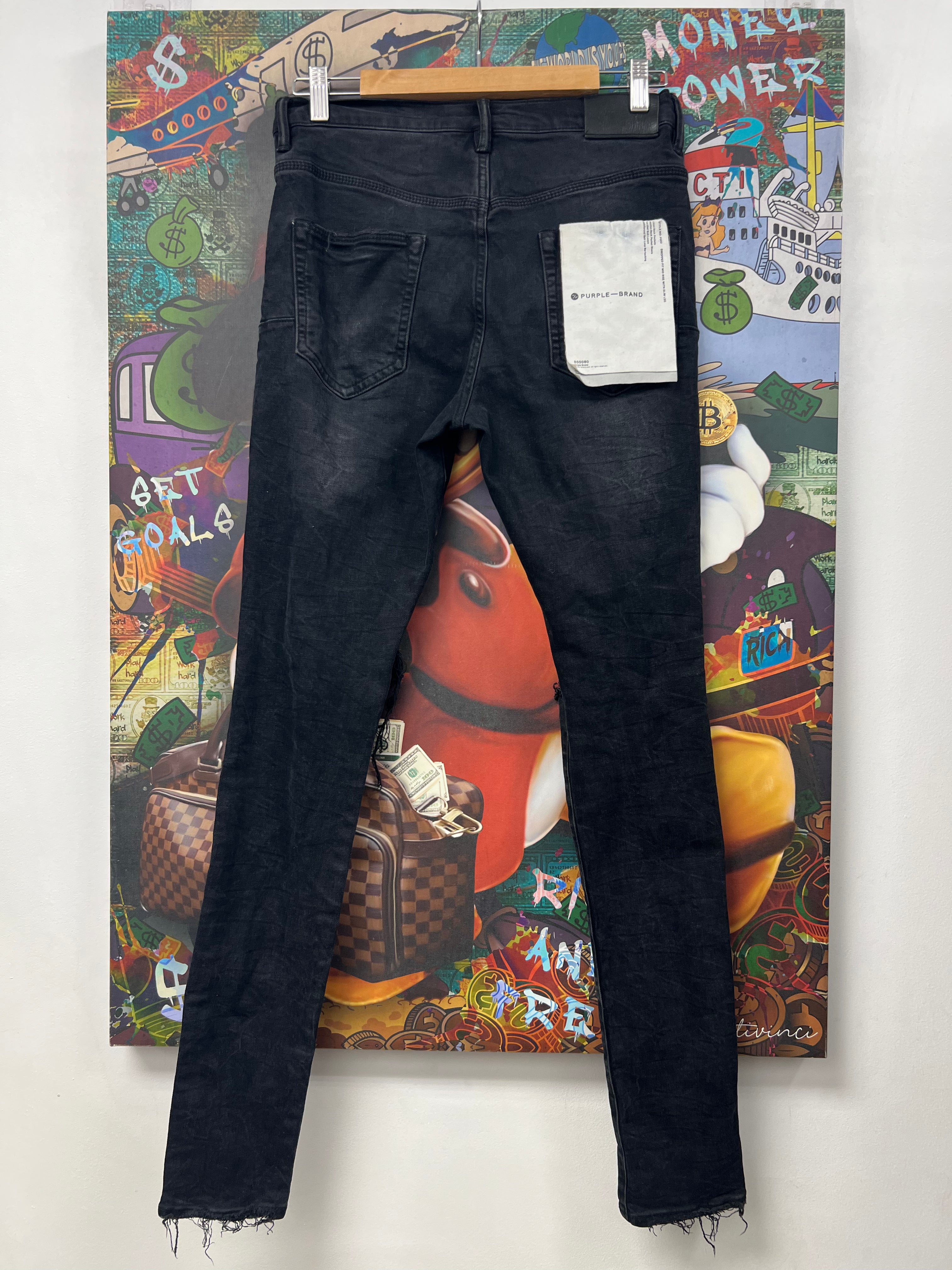 Purple Brand Black Black Jeans