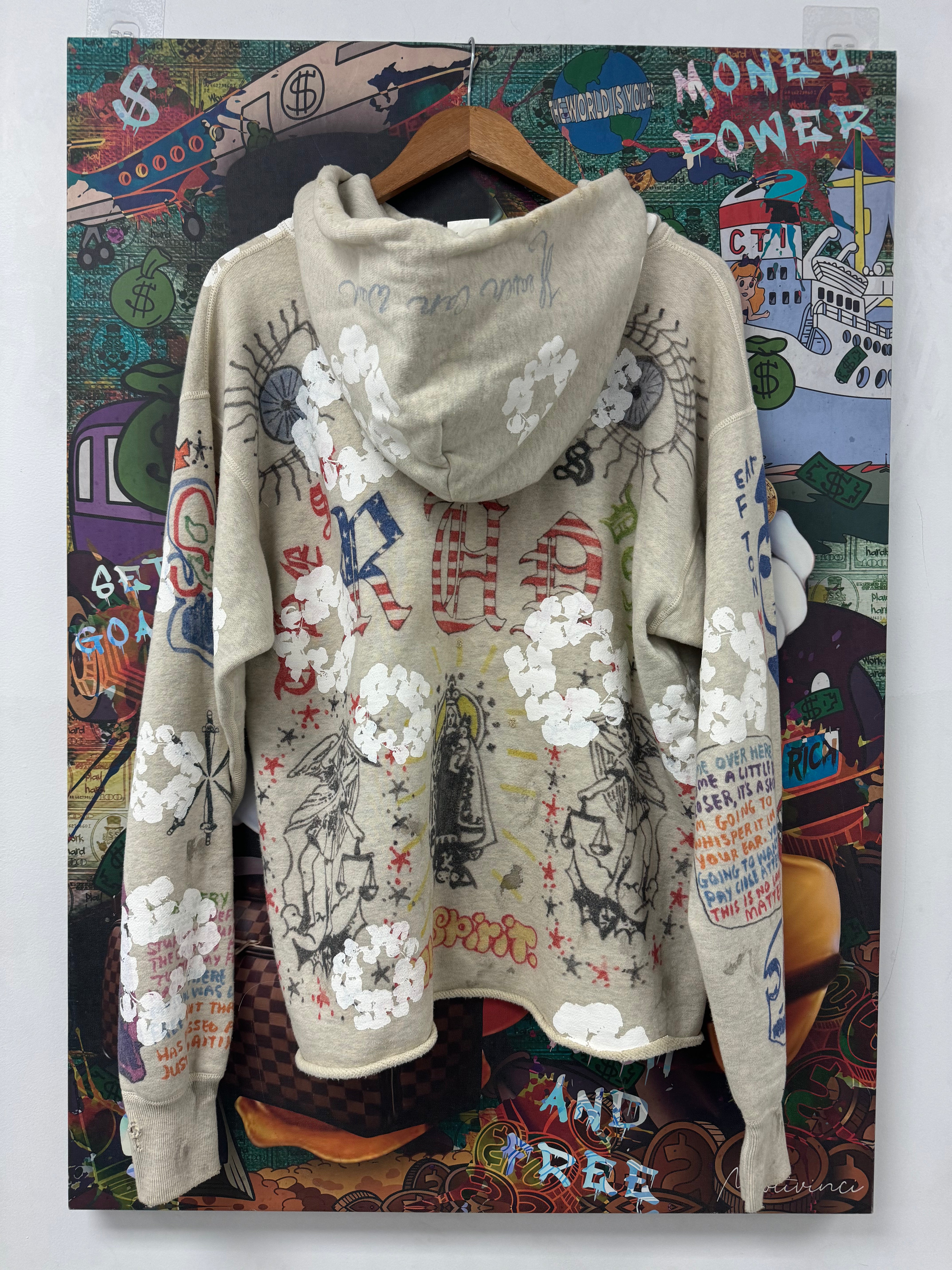 Denim Tears Saint Michael Hoodie New Medium With Tags