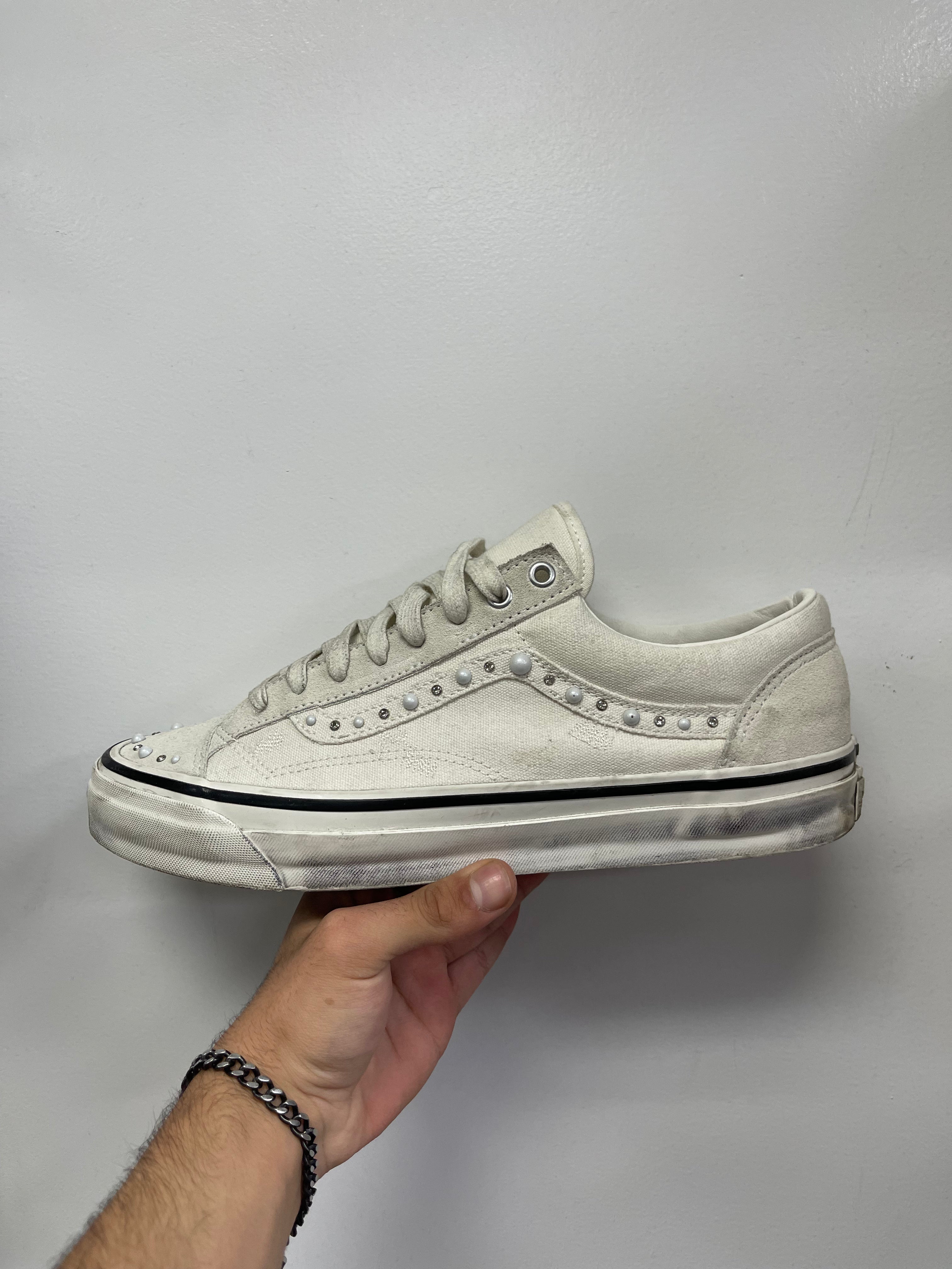Vans Pearlized White Marshmello Sneakers